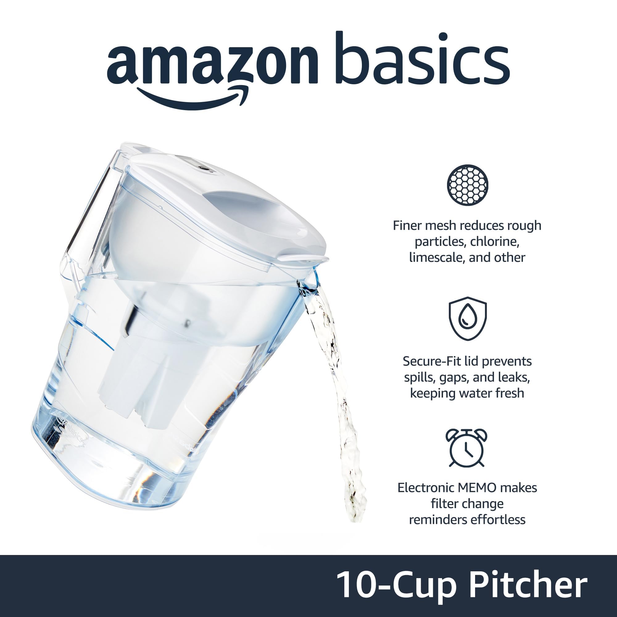 Amazon Basics Water Pitcher filtro ricambio brocca acqua