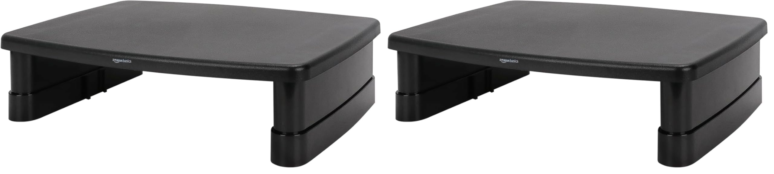 AmazonBasics Supporto Rialzato Monitor Nero 10kg regolabile