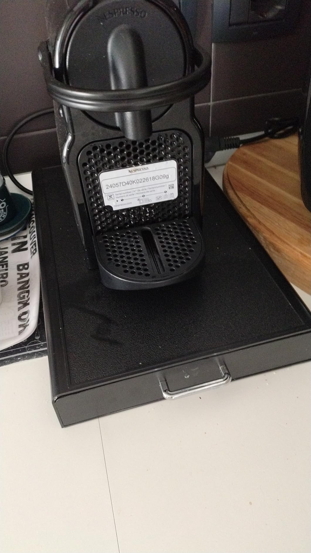 Amazon Basics cassetto portacapsule 50 capsule nero Nespresso