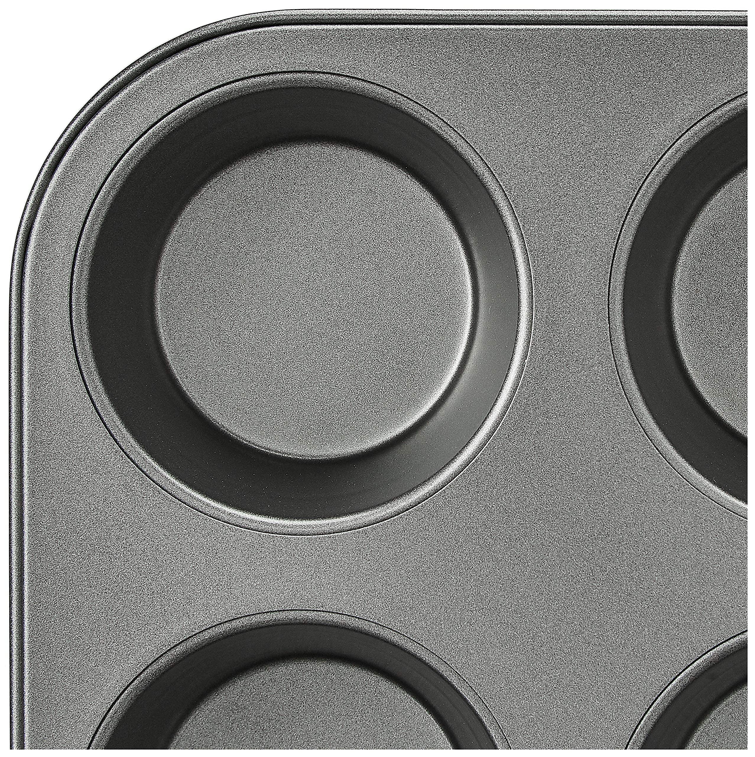 AmazonBasics teglia muffin antiaderente 12 stampi confezione 2