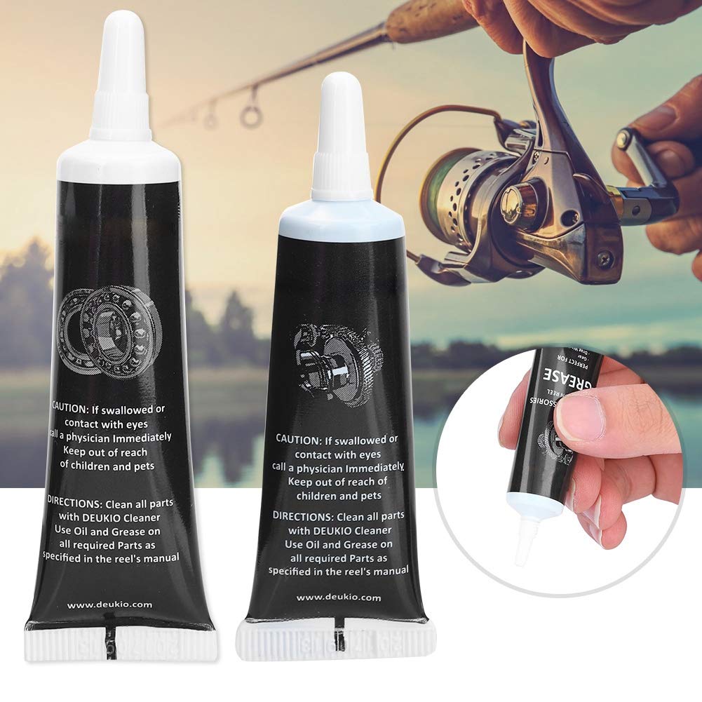 Elprico kit grasso e olio per mulinello pesca 14,8 ml nero