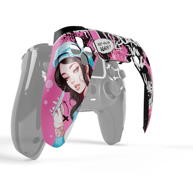 Aim PinkRX Noir pannello snap PS5 rosa