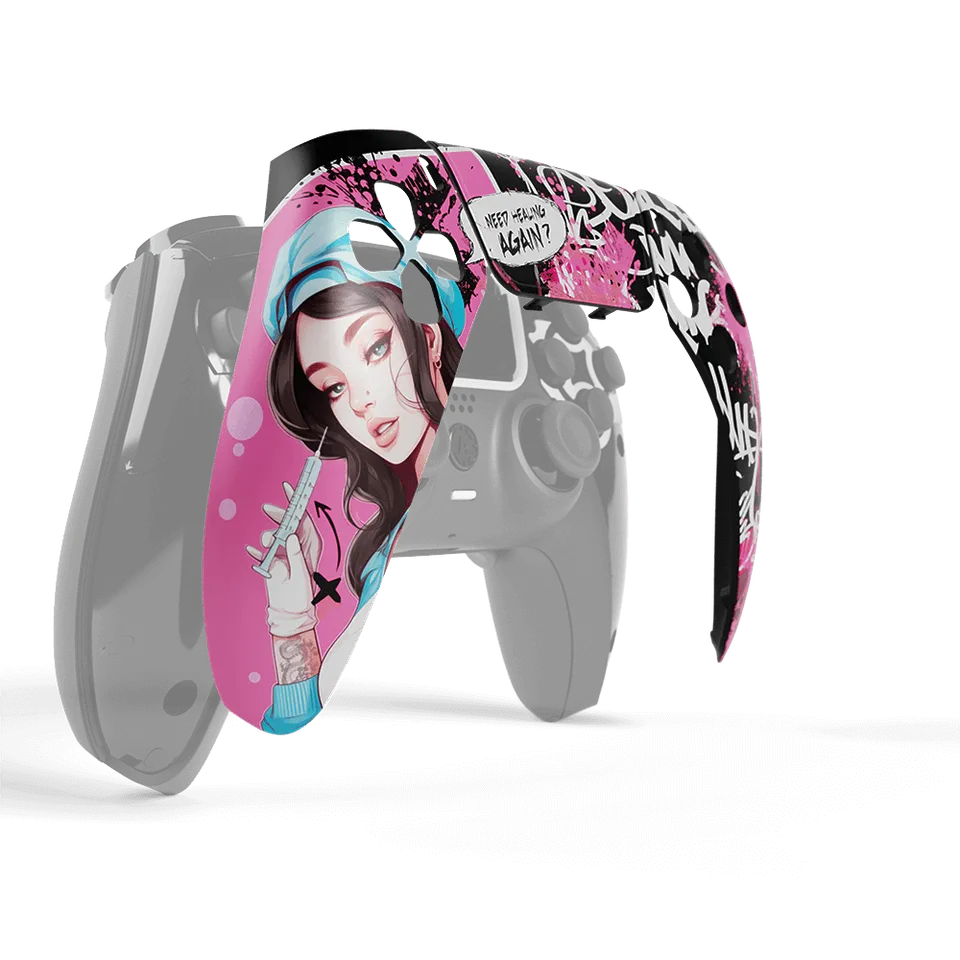 Aim PinkRX Noir pannello snap PS5 rosa