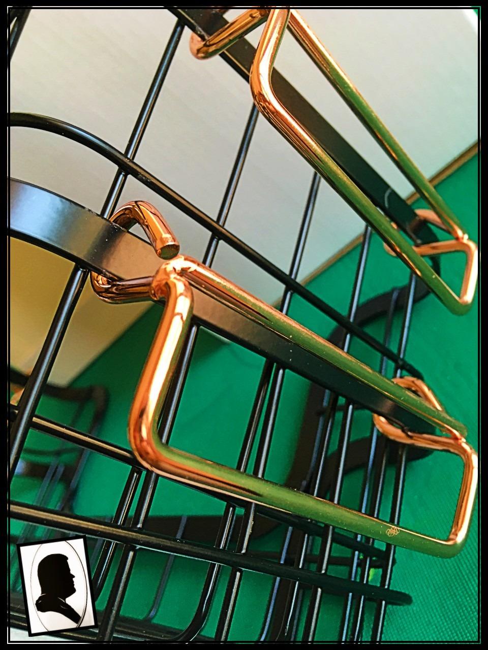 Amazon Basics Cesti Metallo Impilabili Neri 2 Pezzi Cucina