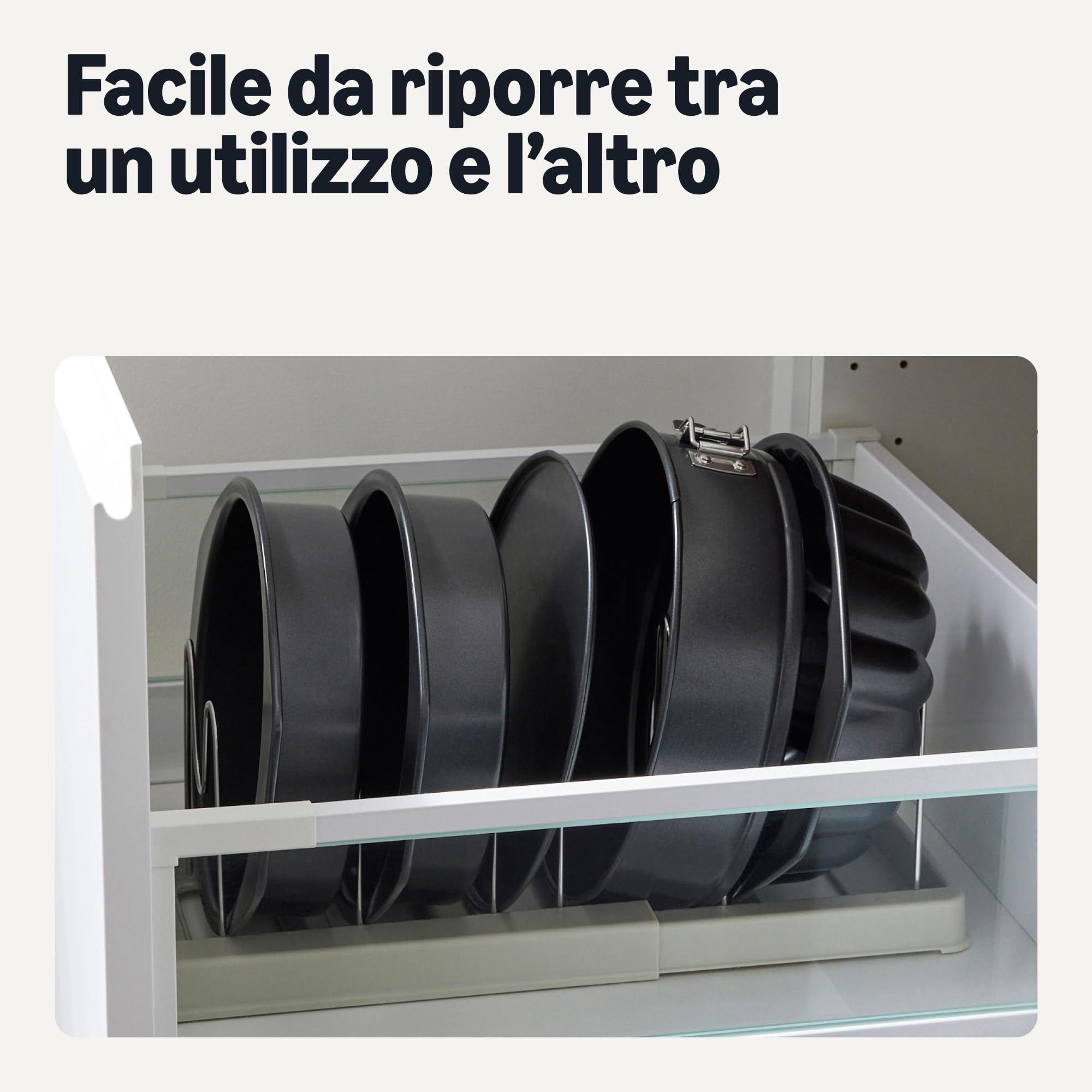 AmazonBasics Stampo Ciambella Antiaderente 25,4cm Nero