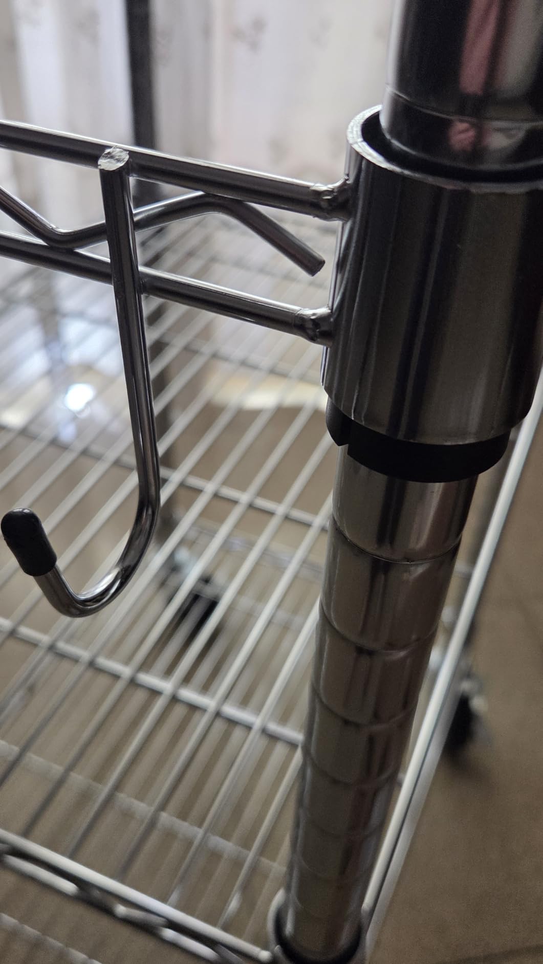 AmazonBasics scaffale cucina 3 ripiani ruote 53 x 38 x 92 cm