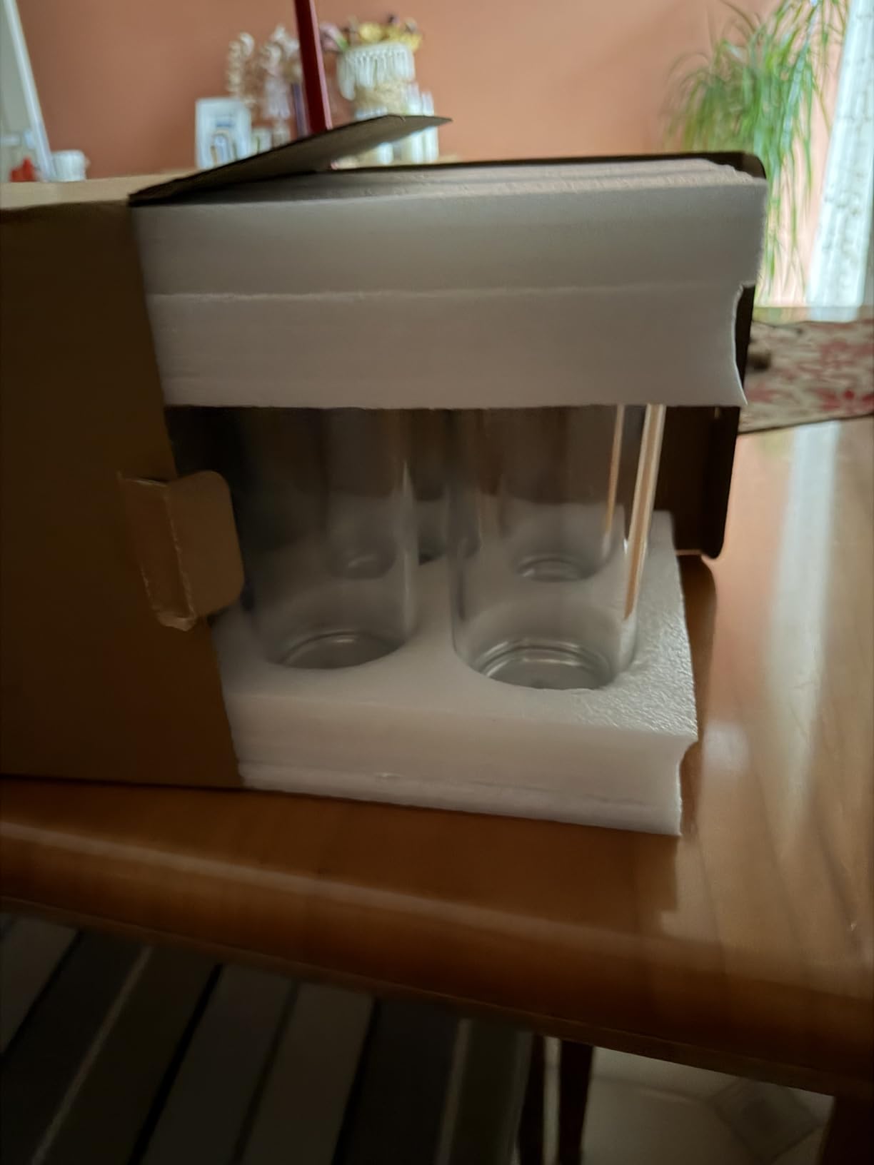 Amazon Basics bicchieri pinta vetro 473ml set 6 pezzi spesso
