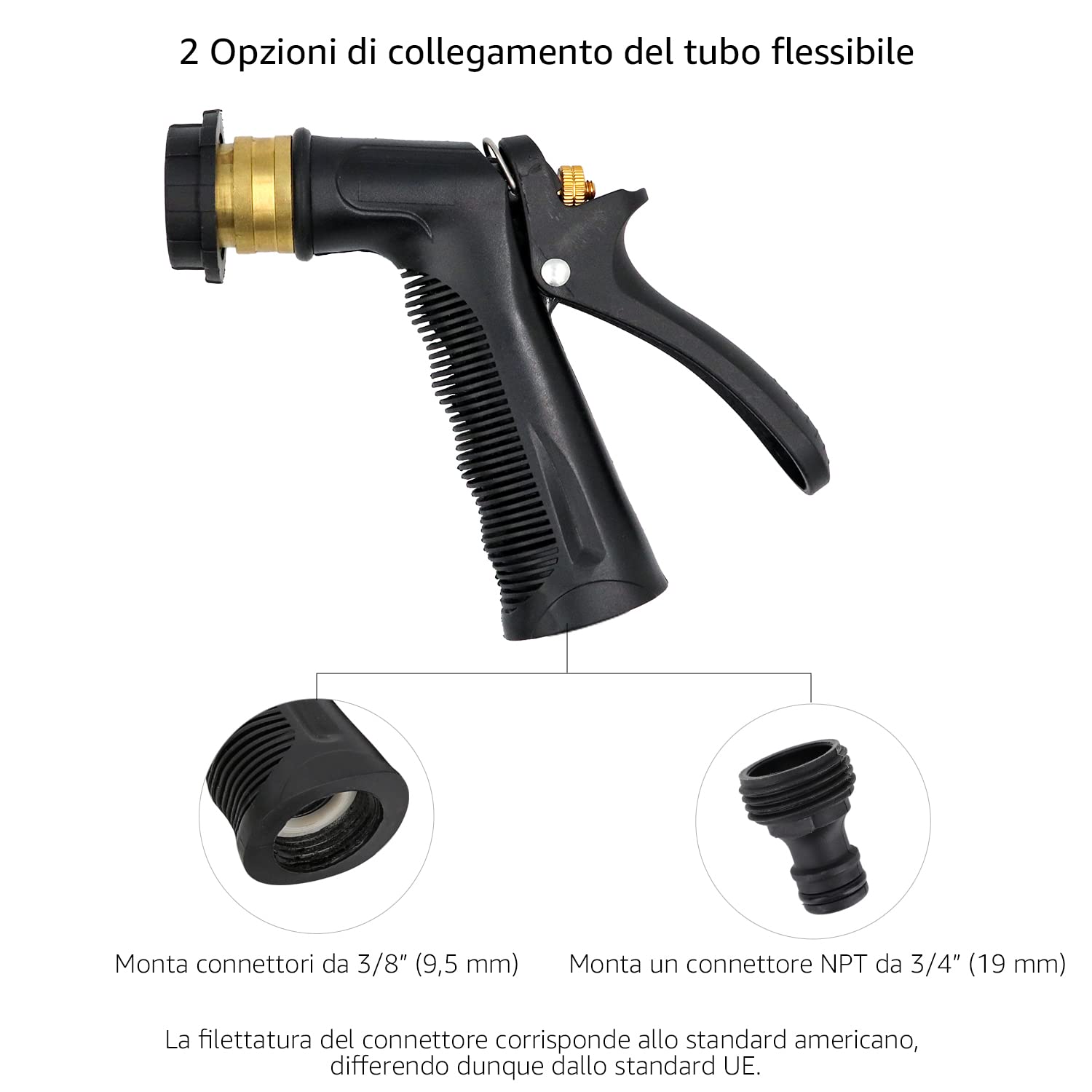 Amazon Basics lancia schiumogena auto 0,75 L ABS ottone