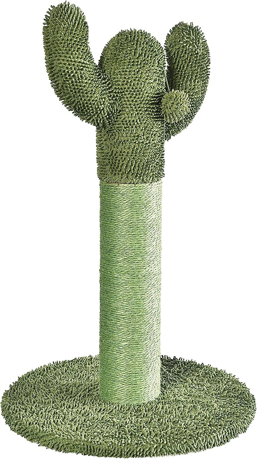 Amazon Basics Tiragraffi Cactus Grande 68 cm Verde Sisal