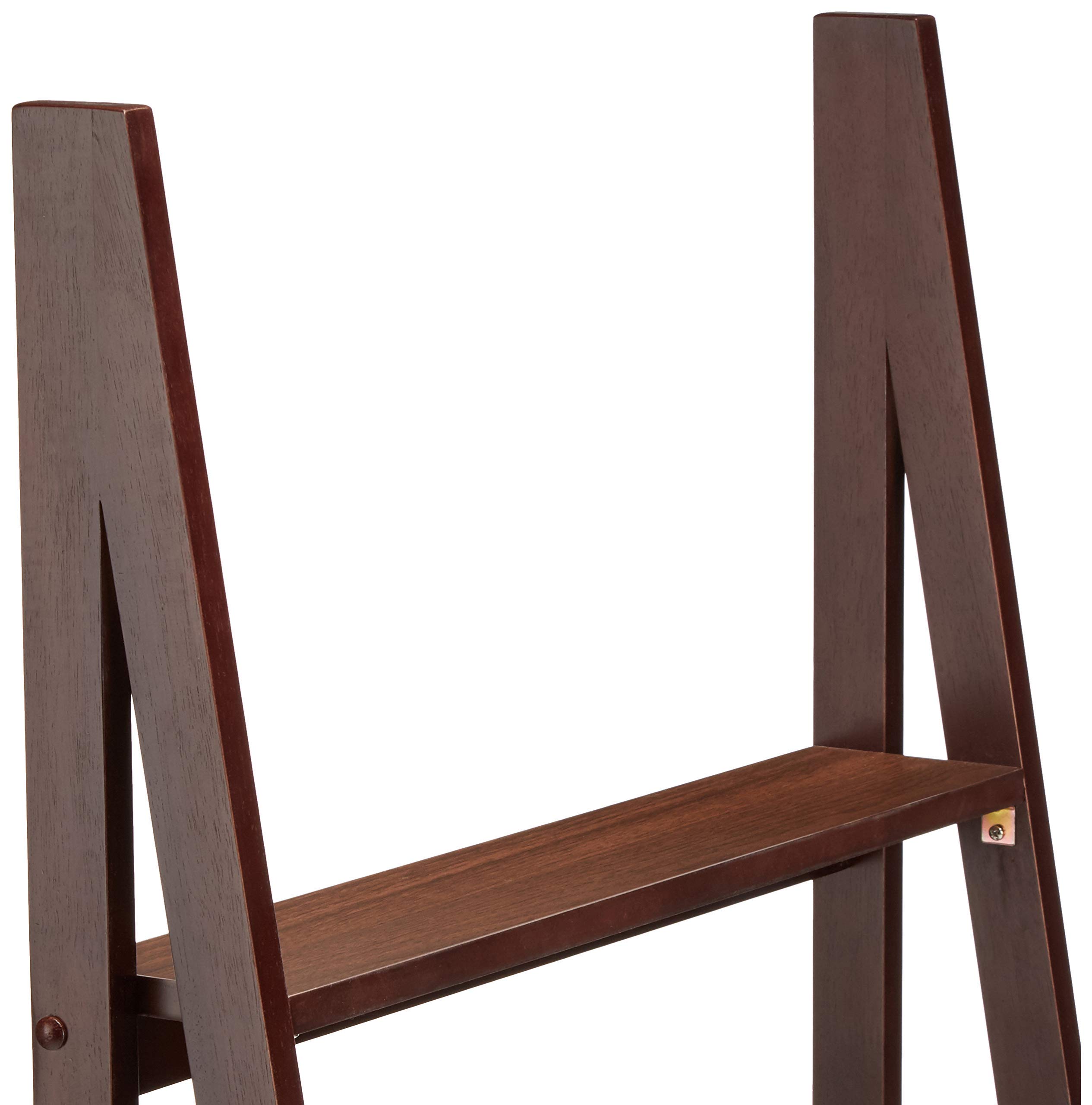 Amazon Basics Libreria a Scala 5 Ripiani Legno Espresso