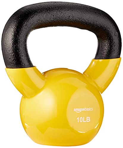 AmazonBasics Kettlebell in Vinile 10lb Nero 4,5 kg