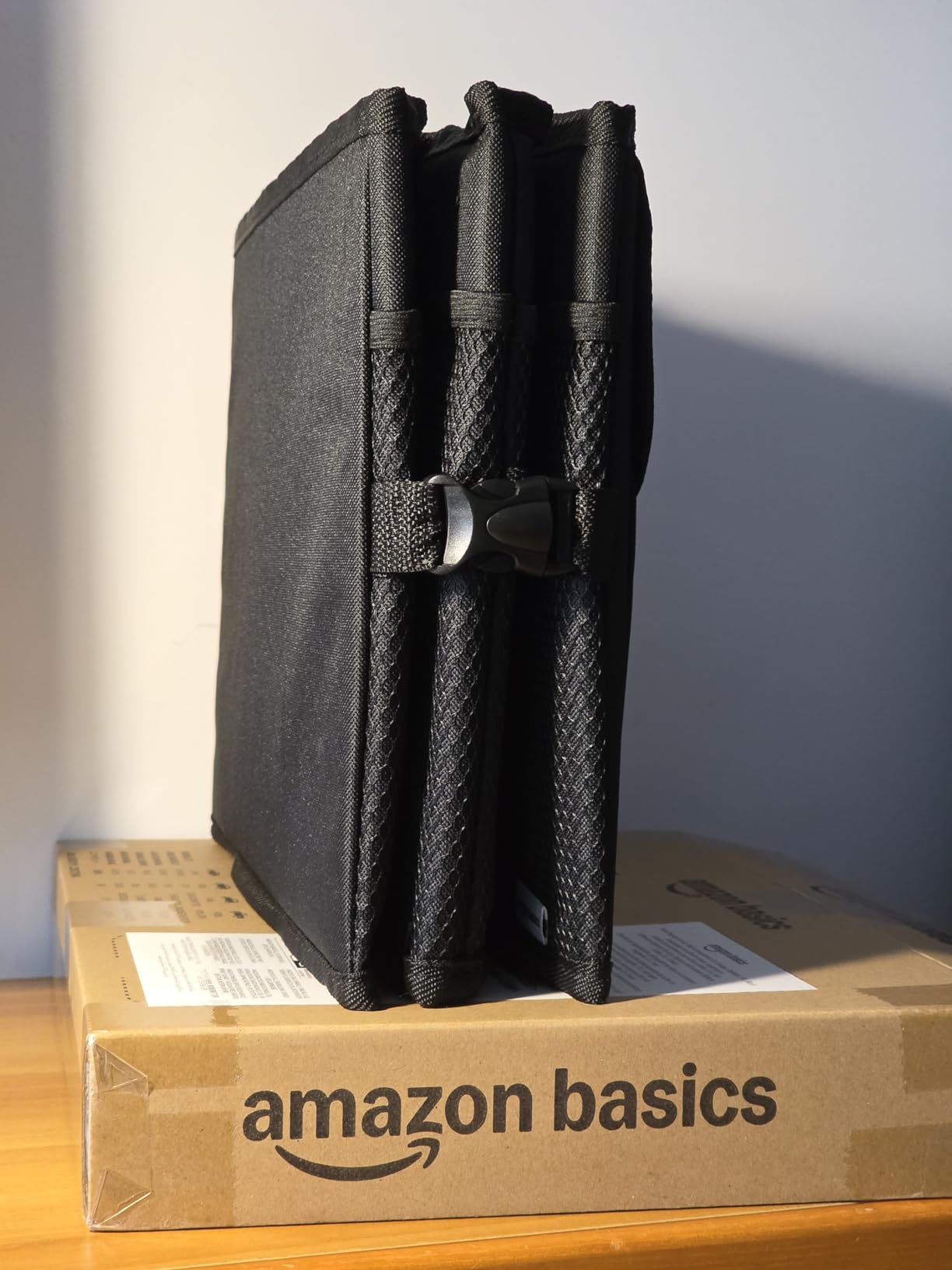 Amazon Basics Organizer Bagagliaio Auto 51L Nero Pieghevole