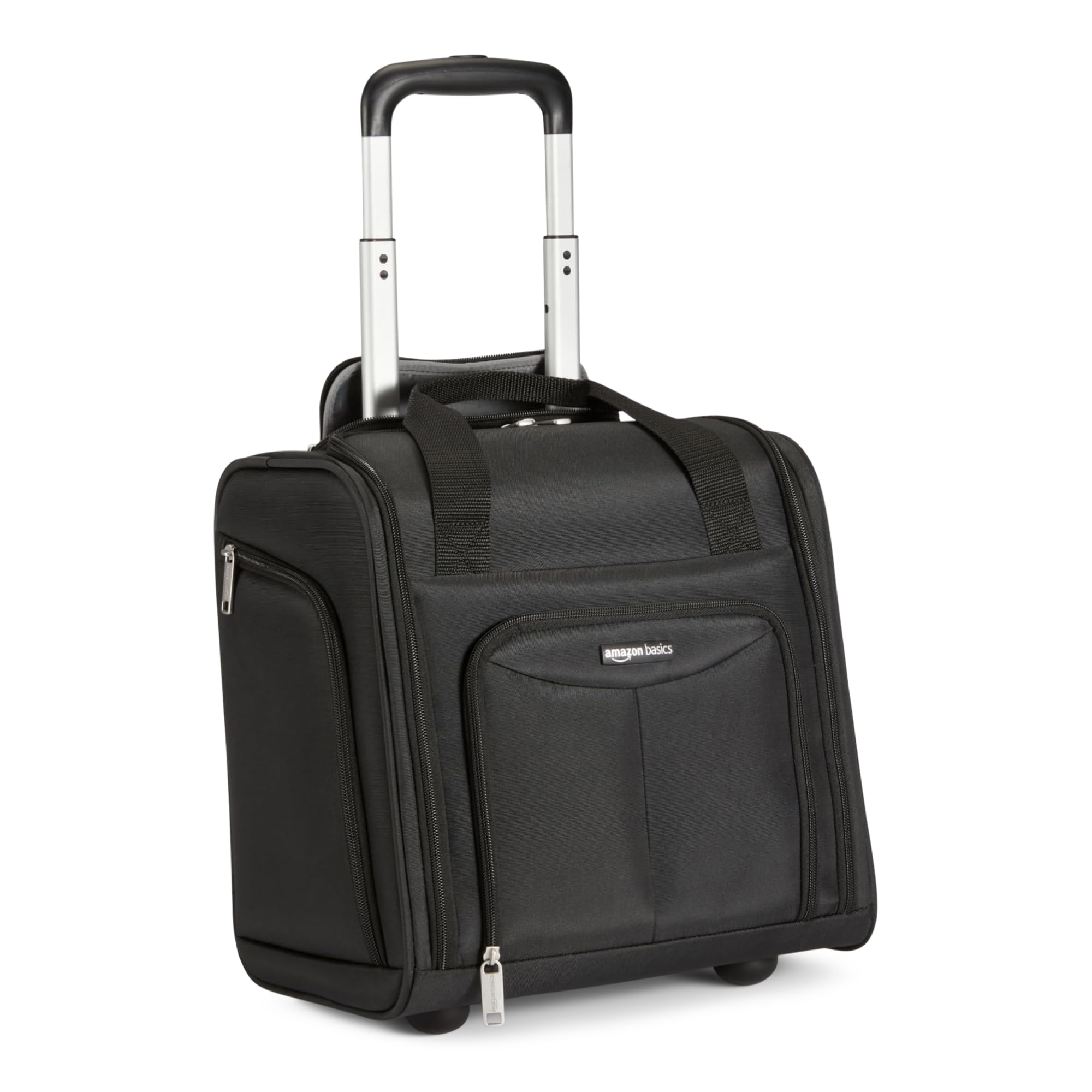 Amazon Basics Trolley Sottosedile 34x24x36 cm Nero Poliestere