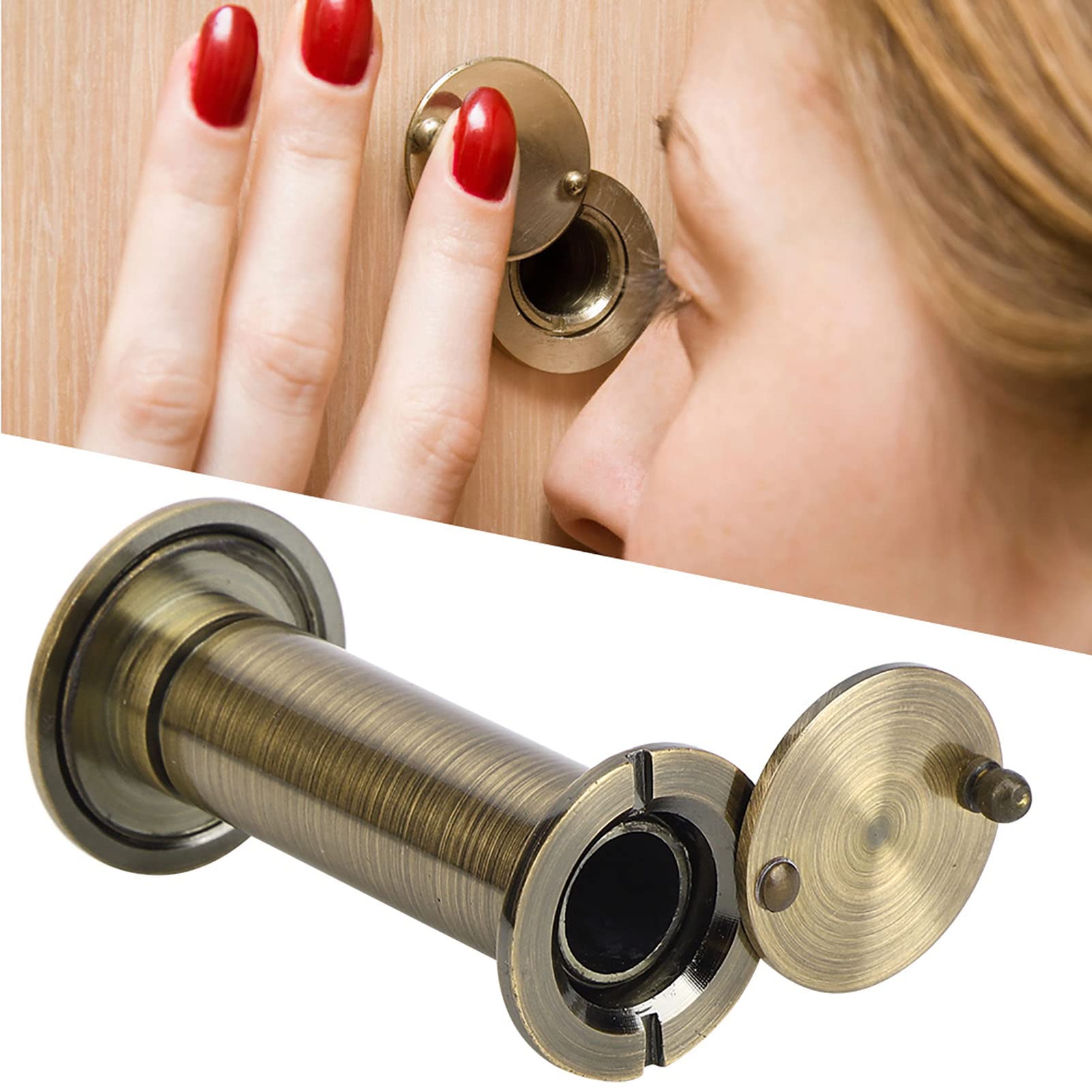 Elprico Spioncino Porta Antifurto #2 220 Gradi Bronzo