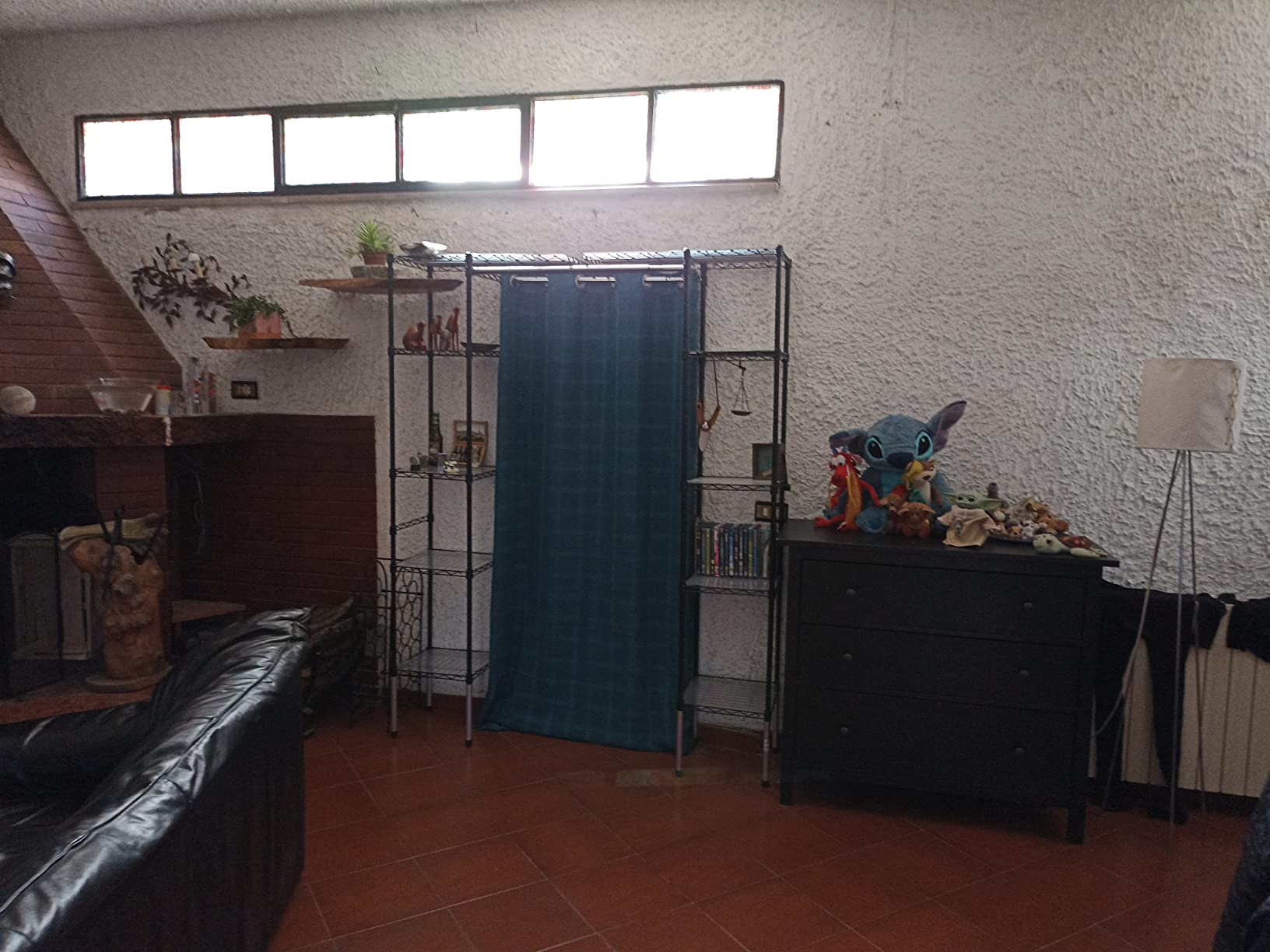 AmazonBasics Organizer Armadio Espandibile Nero Acciaio 203 cm