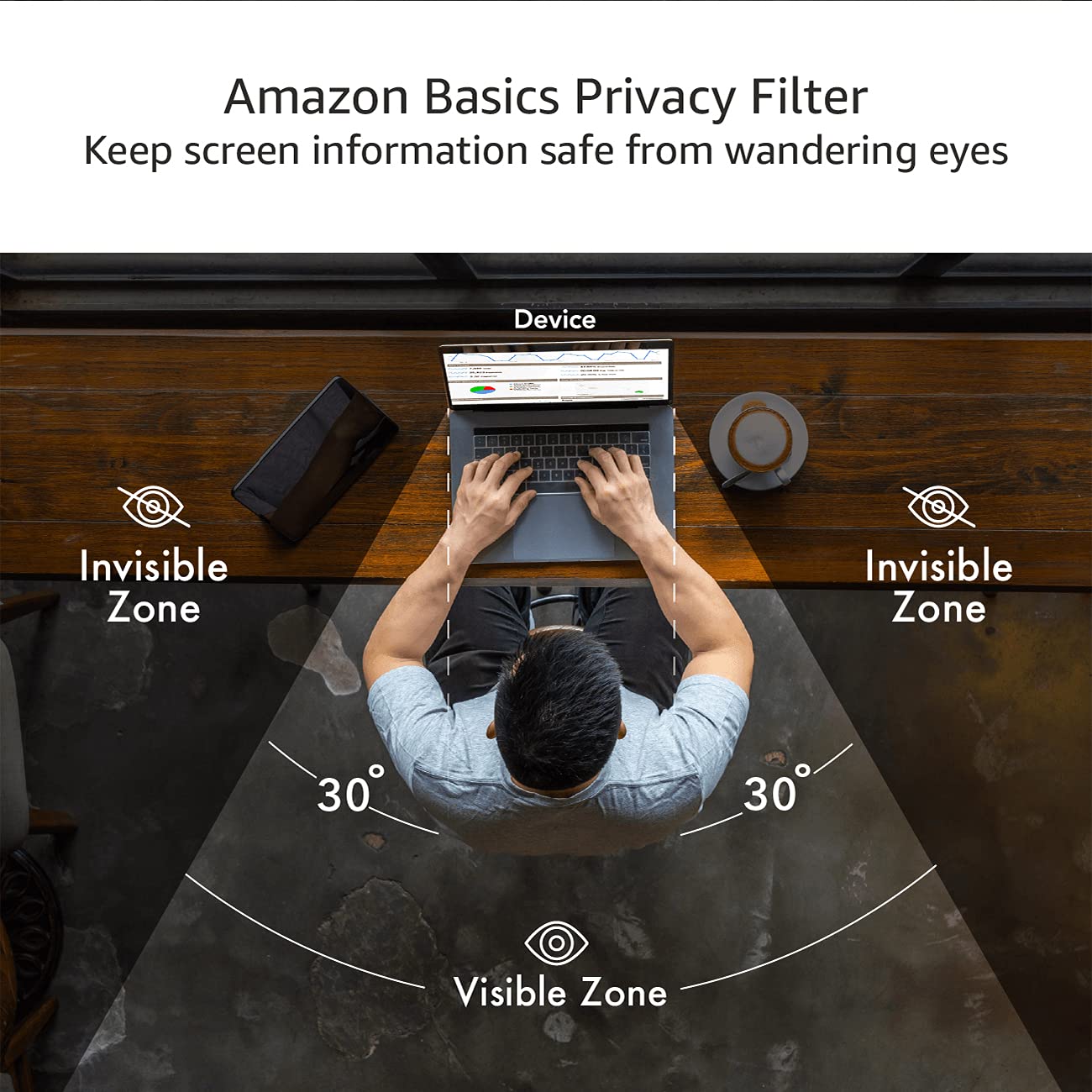 AmazonBasics Filtro Privacy Monitor 27" 16:9