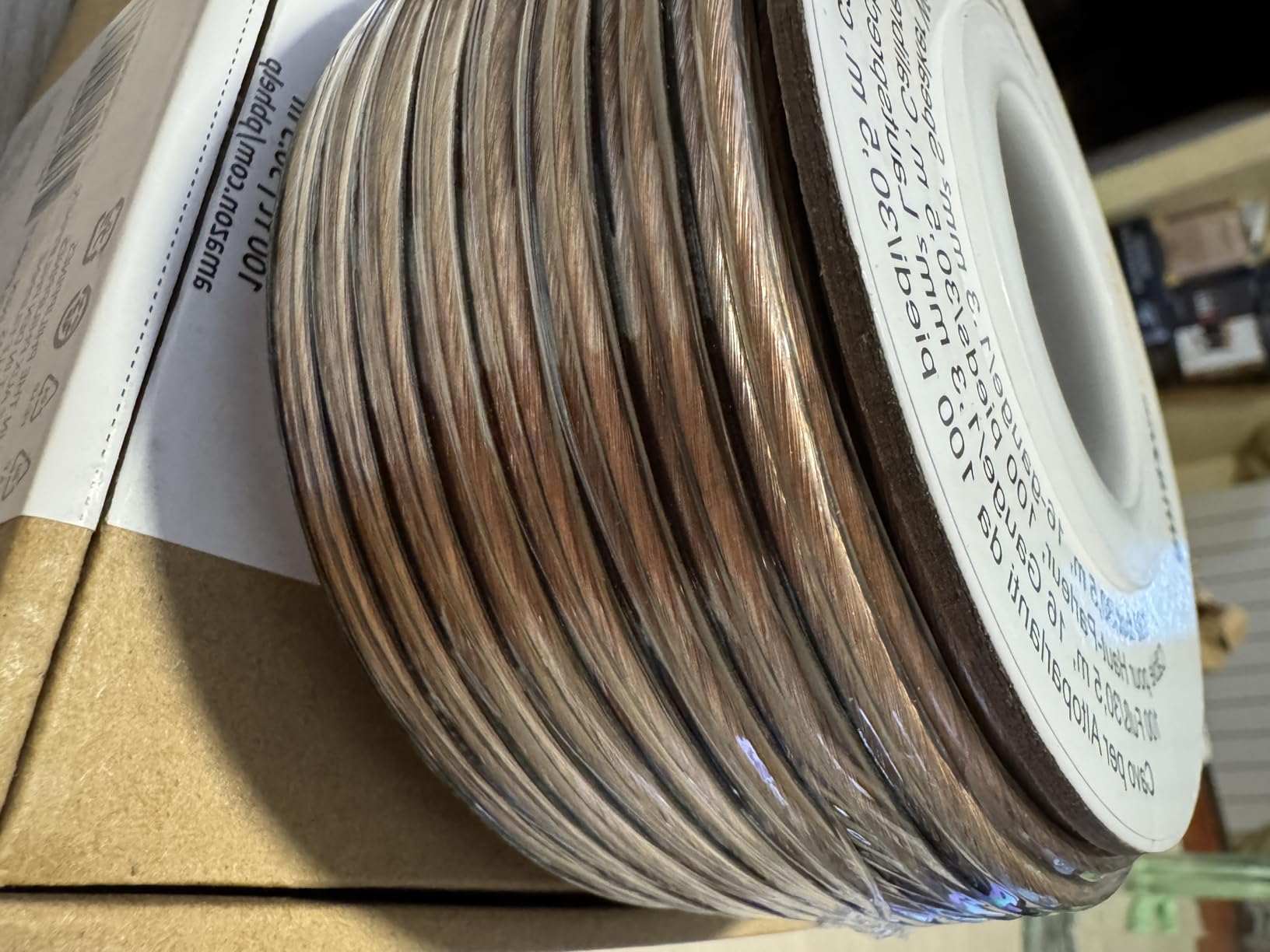 Amazon Basics cavo altoparlanti 16 AWG 30,48 m bronzo