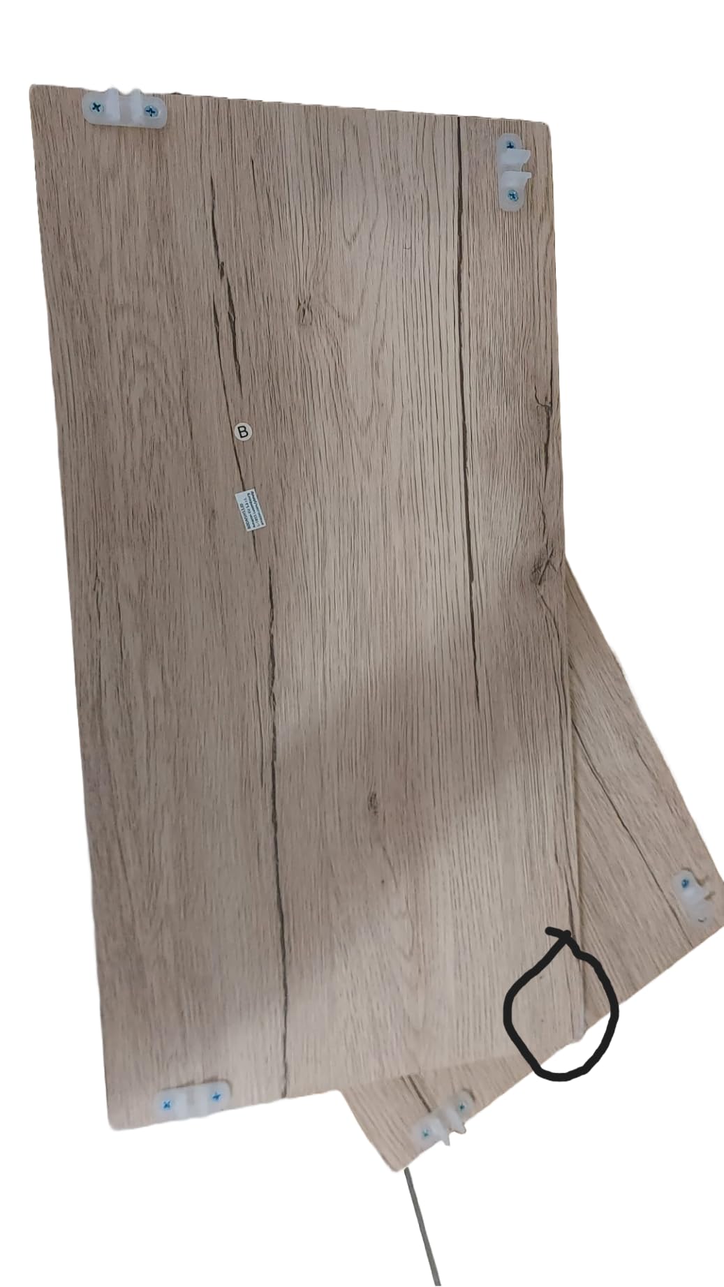 Amazon Basics libreria pieghevole 4 ripiani rovere 125 cm