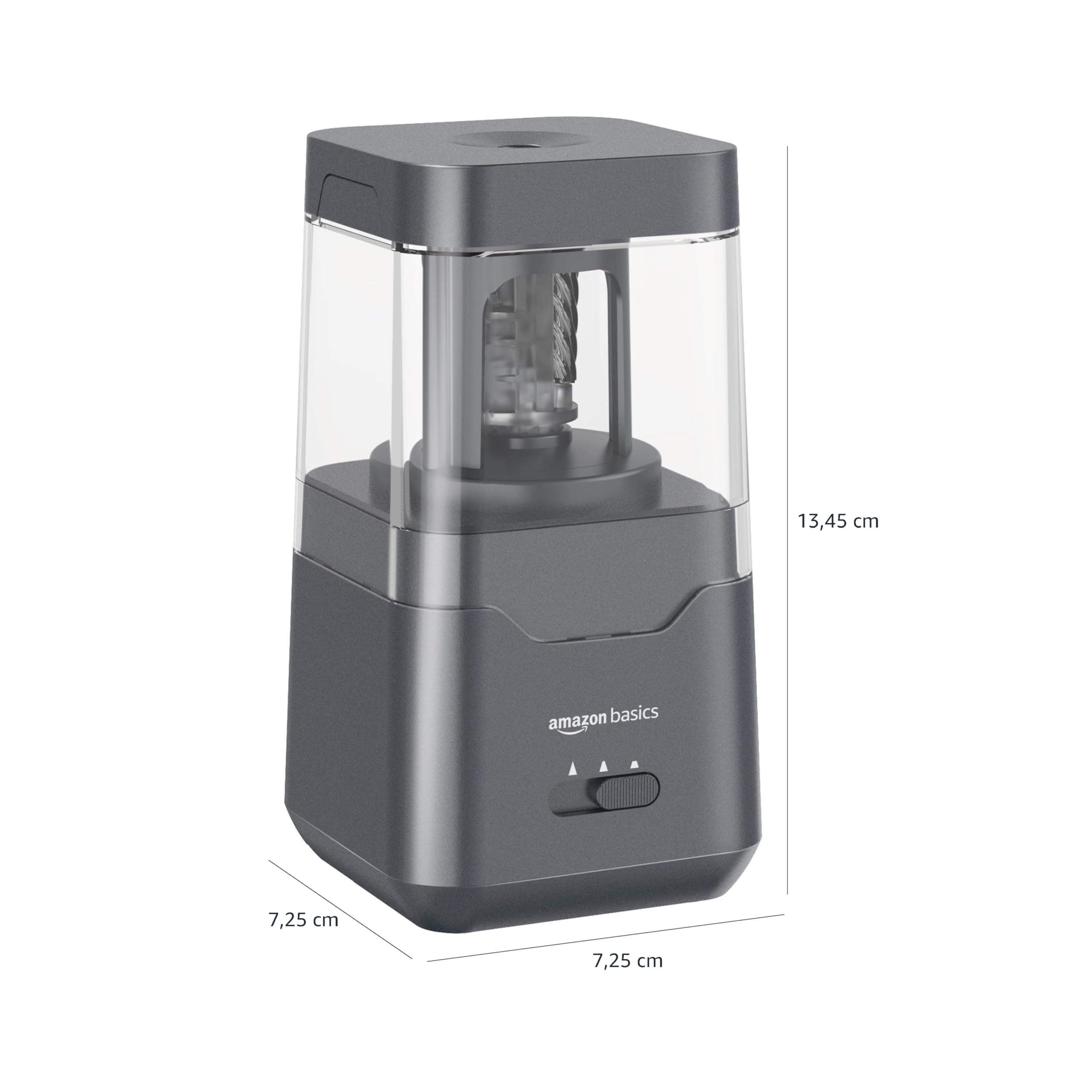 Amazon Basics Temperamatite Elettrico Nero Batteria USB