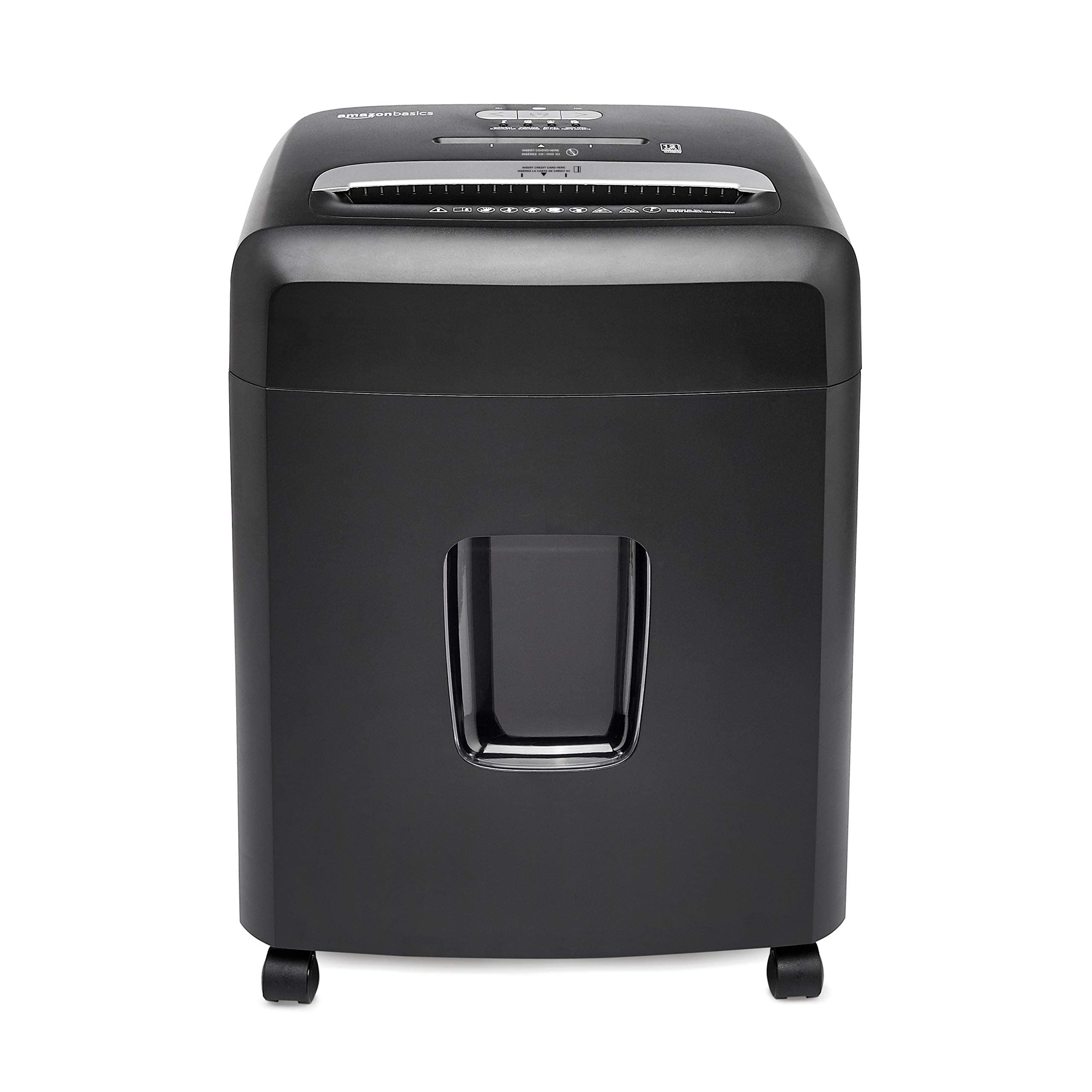Amazon Basics Distruggidocumenti 12 Fogli Microframmenti P-4