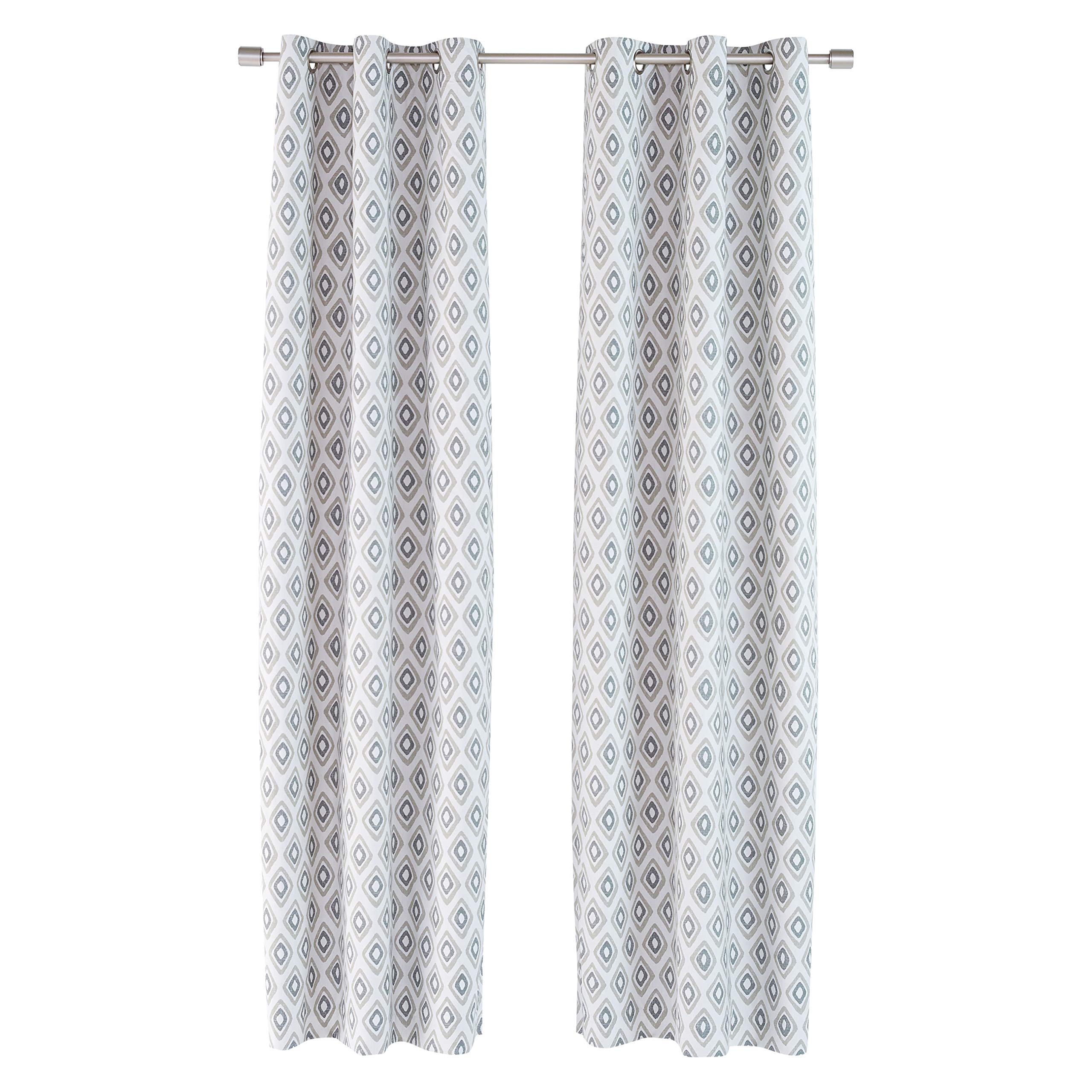 Amazon Basics SilkySoft Tende Oscuranti 2pz 42x95 Tribal Diamond