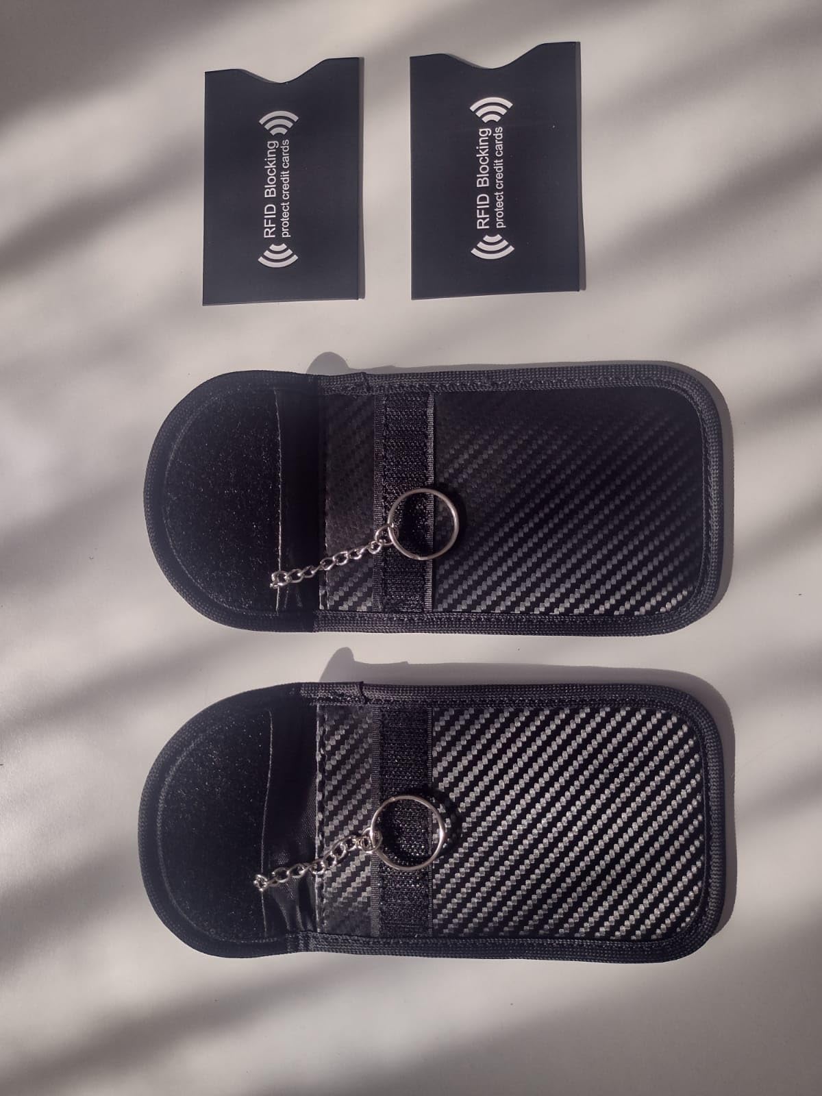 RealPlus Extra Large Scatola Faraday Chiavi Auto Nera