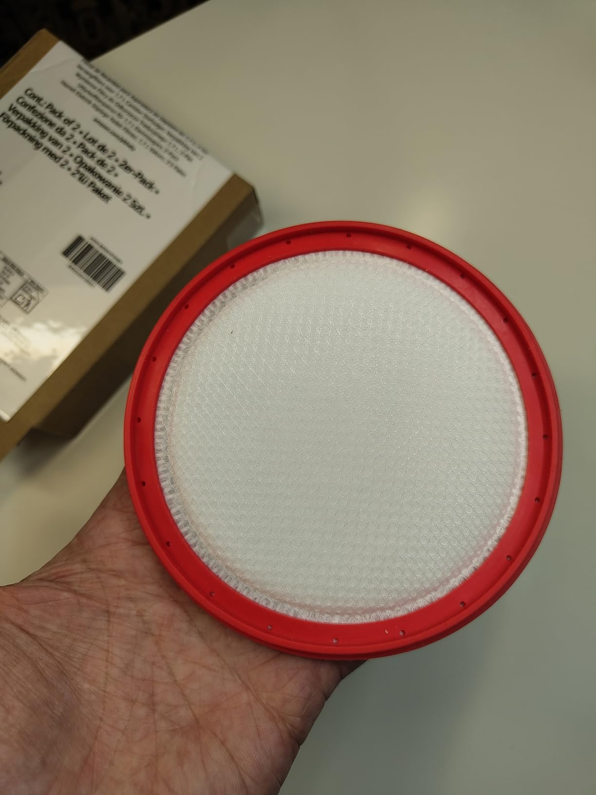 Amazon Basics Filtri Ricambio B0D6V6S9KX aspirapolvere 2 pezzi lavabili