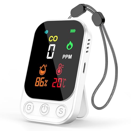 RealPlus Rilevatore CO Portatile EN50291 Temperatura