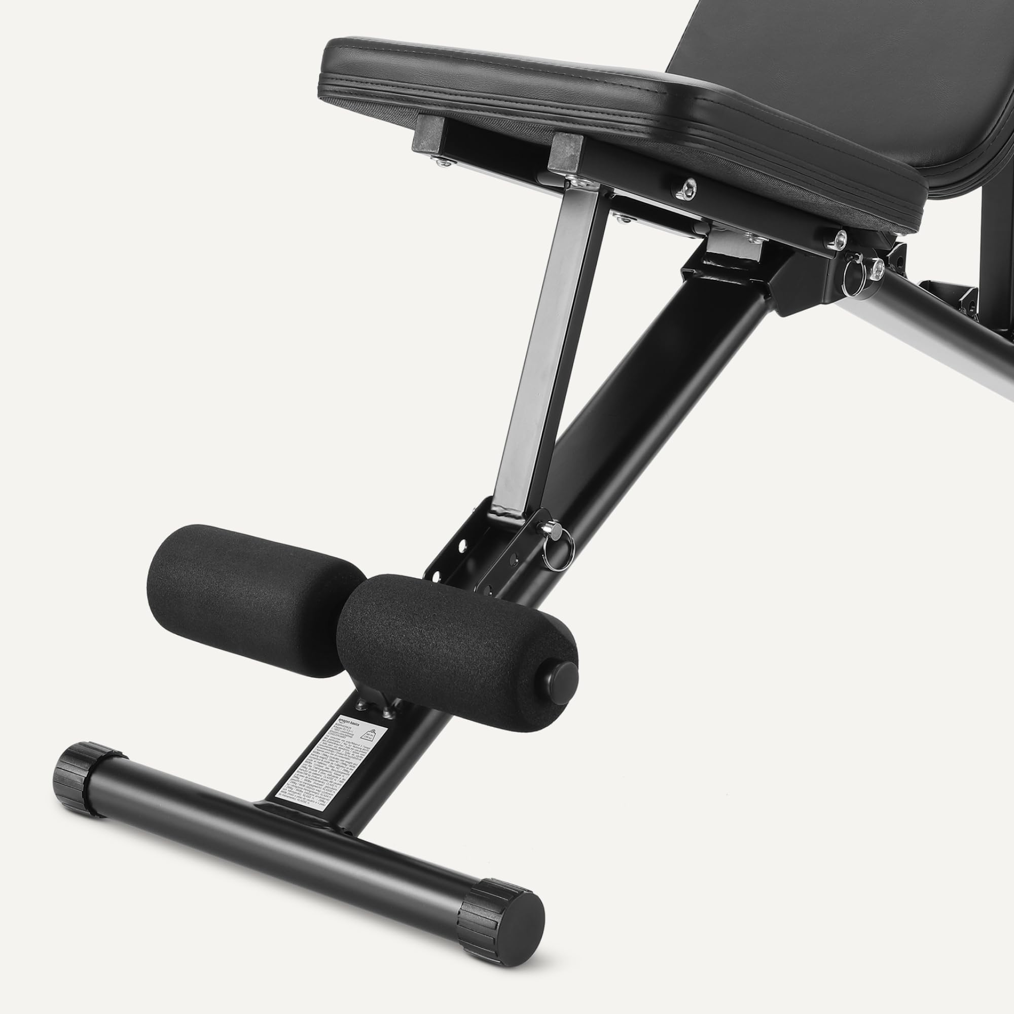 Amazon Basics Panca Pesi Regolabile Pieghevole Nera 299 kg