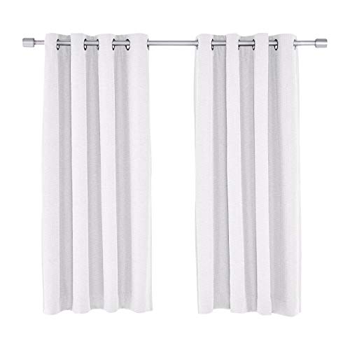 Amazon Basics Mabry Tende Oscuranti Bianche 132x160 cm 2 Pezzi