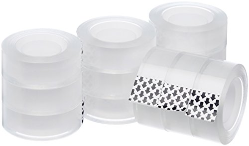 Amazon Basics Nastro Adesivo Trasparente 12 Rotoli