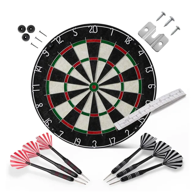 Amazon Basics bersaglio freccette 45,7cm con 6 freccette acciaio