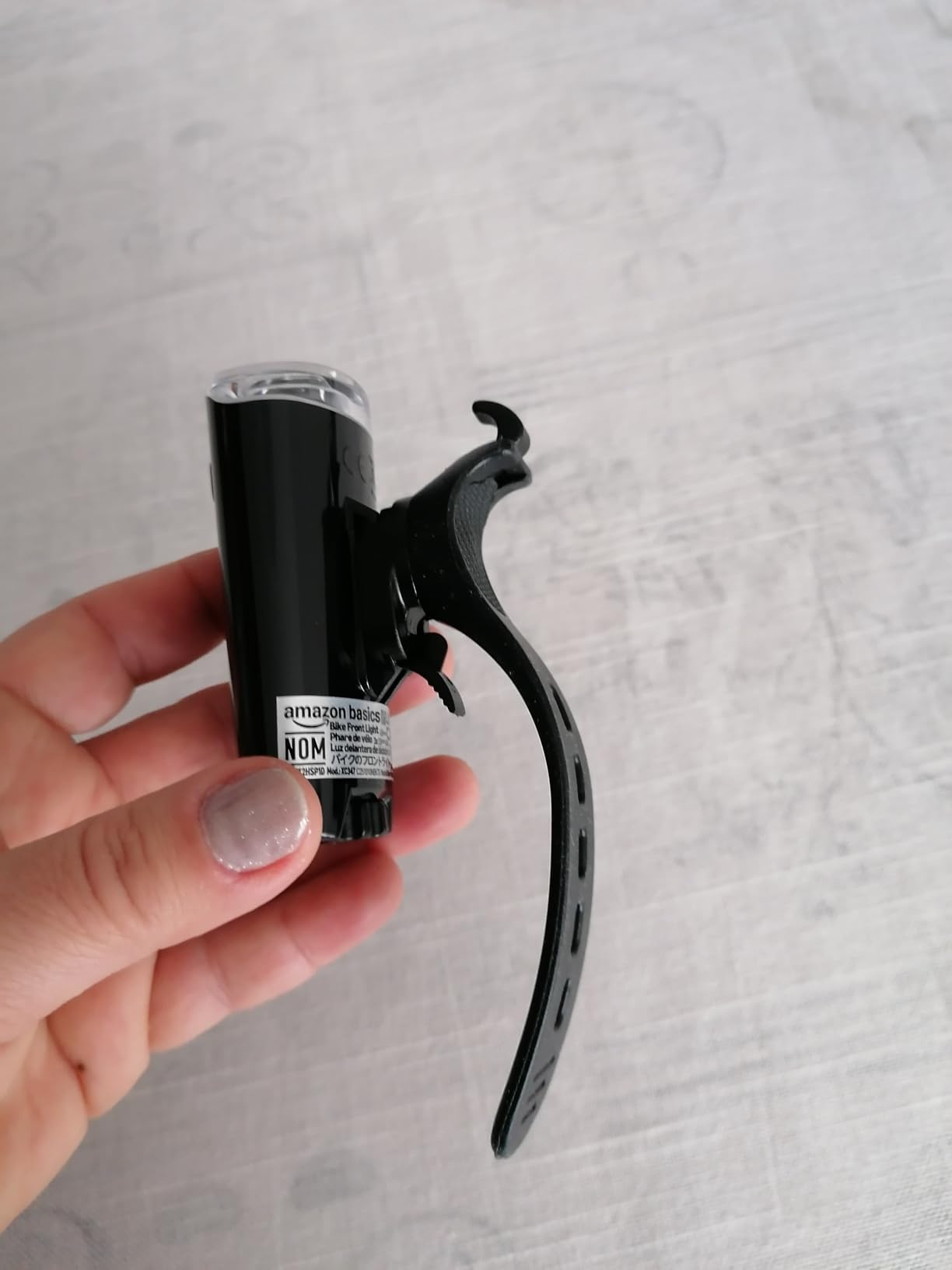 Amazon Basics luci bici LED anteriore posteriore impermeabili