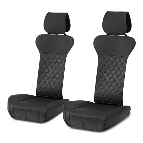 Amazon Basics coprisedili auto anteriori similpelle senza top 2 pz