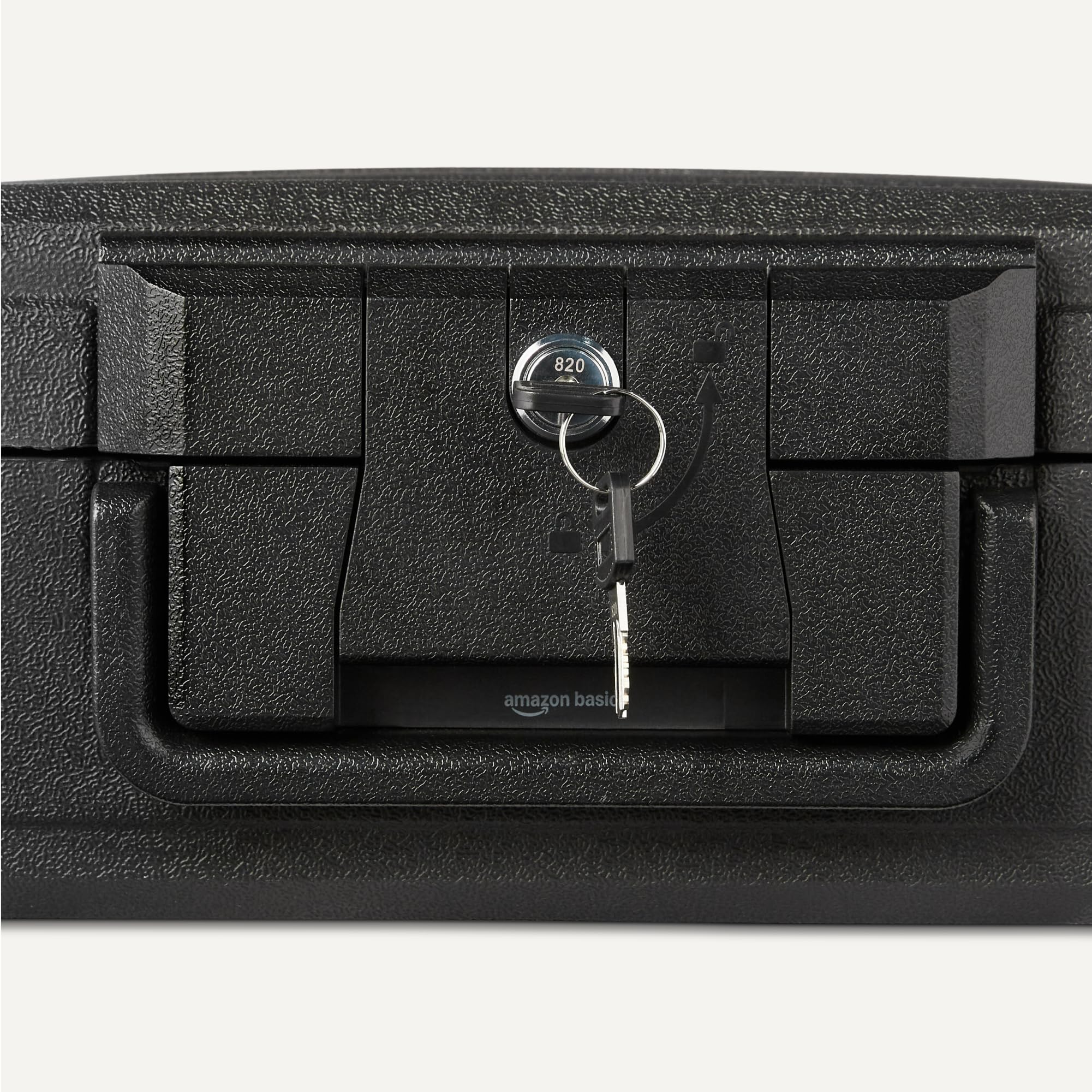 Amazon Basics Cassaforte Ignifuga 6,2L Nera a Chiave
