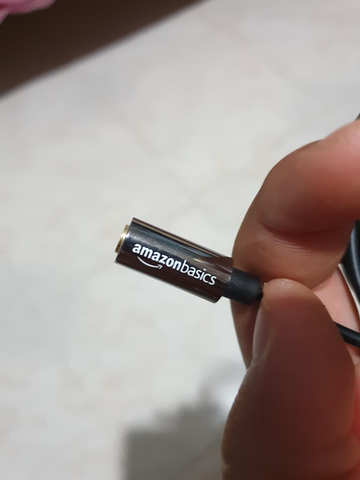 Amazon Basics Cavo Prolunga Audio Stereo 3,5 mm 1,8 m