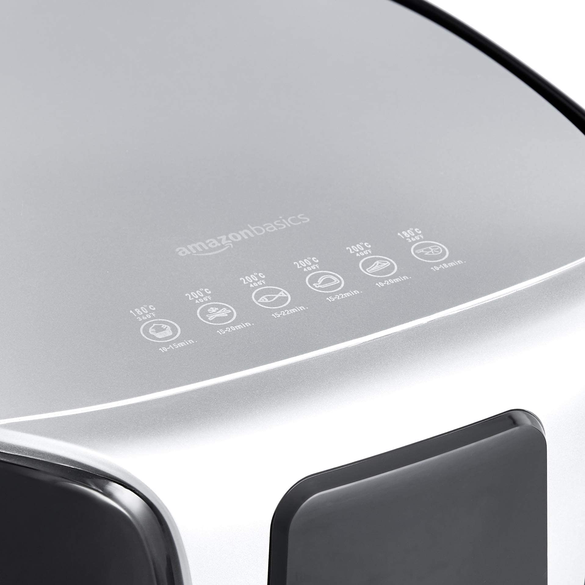 AmazonBasics Vecchio Modello 4L Friggitrice ad Aria Nera Digitale