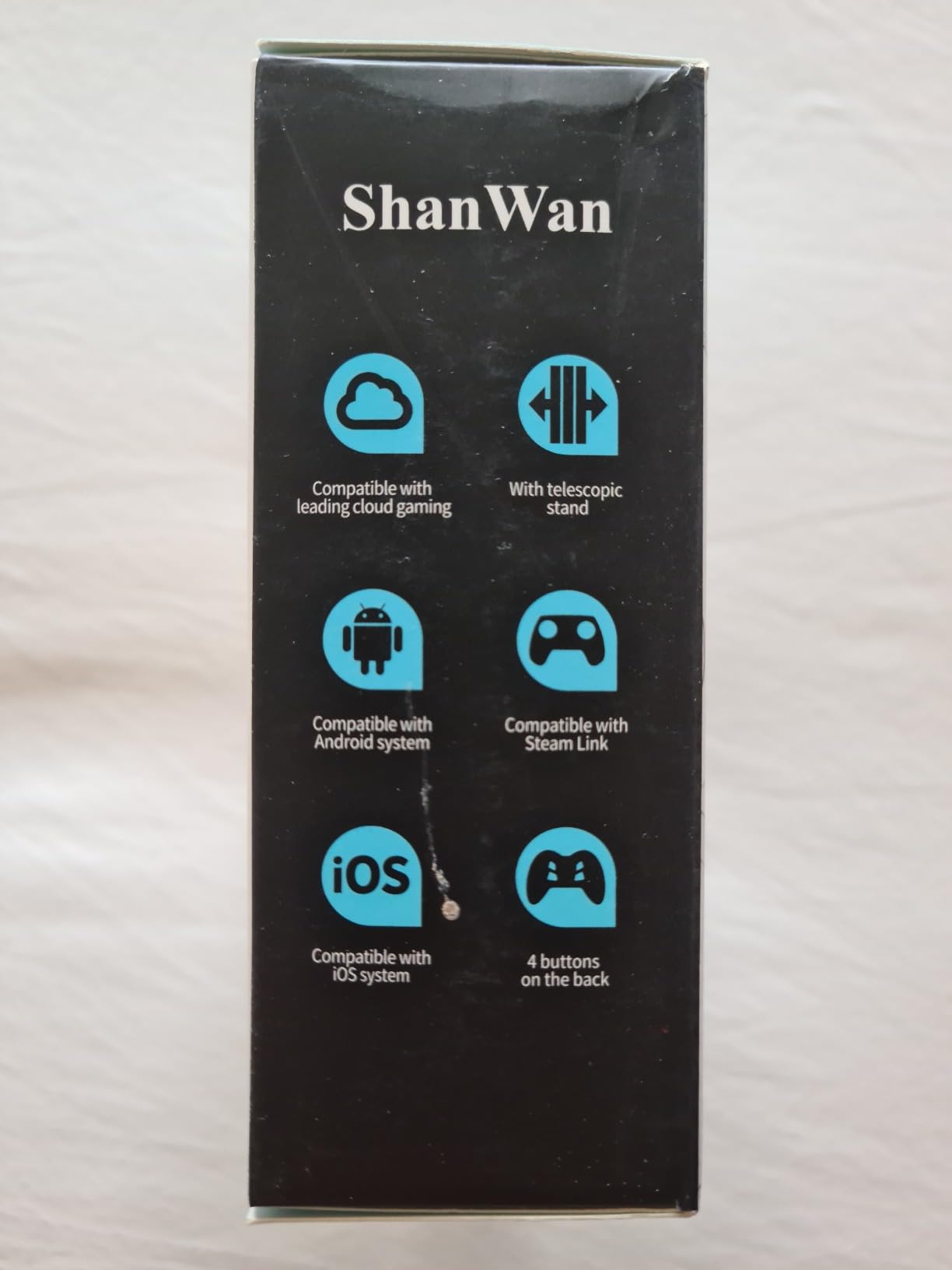 ShanWan Controller Mobile Bluetooth Bianco per Android iOS