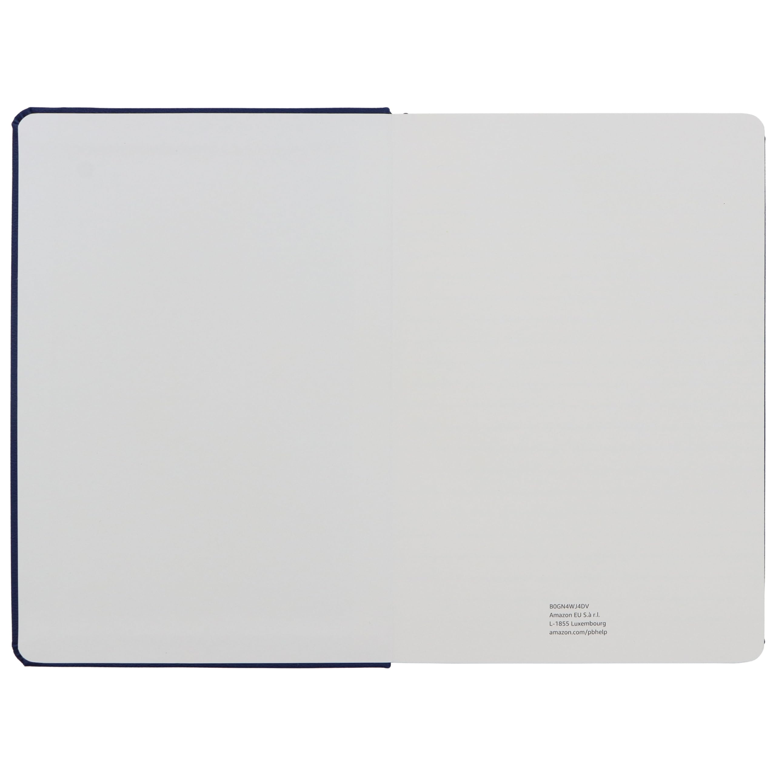 AmazonBasics Taccuino A righe A5 Blu Navy 240 Pagine