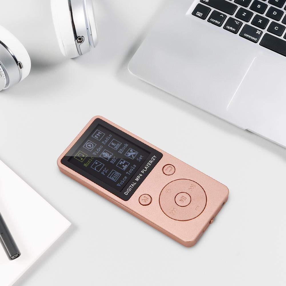 Elprico Lettore MP4 32 GB Oro Rosa con Cuffie Radio