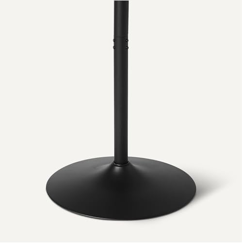 Amazon Basics tavolo bar rotondo nero 60 cm alto