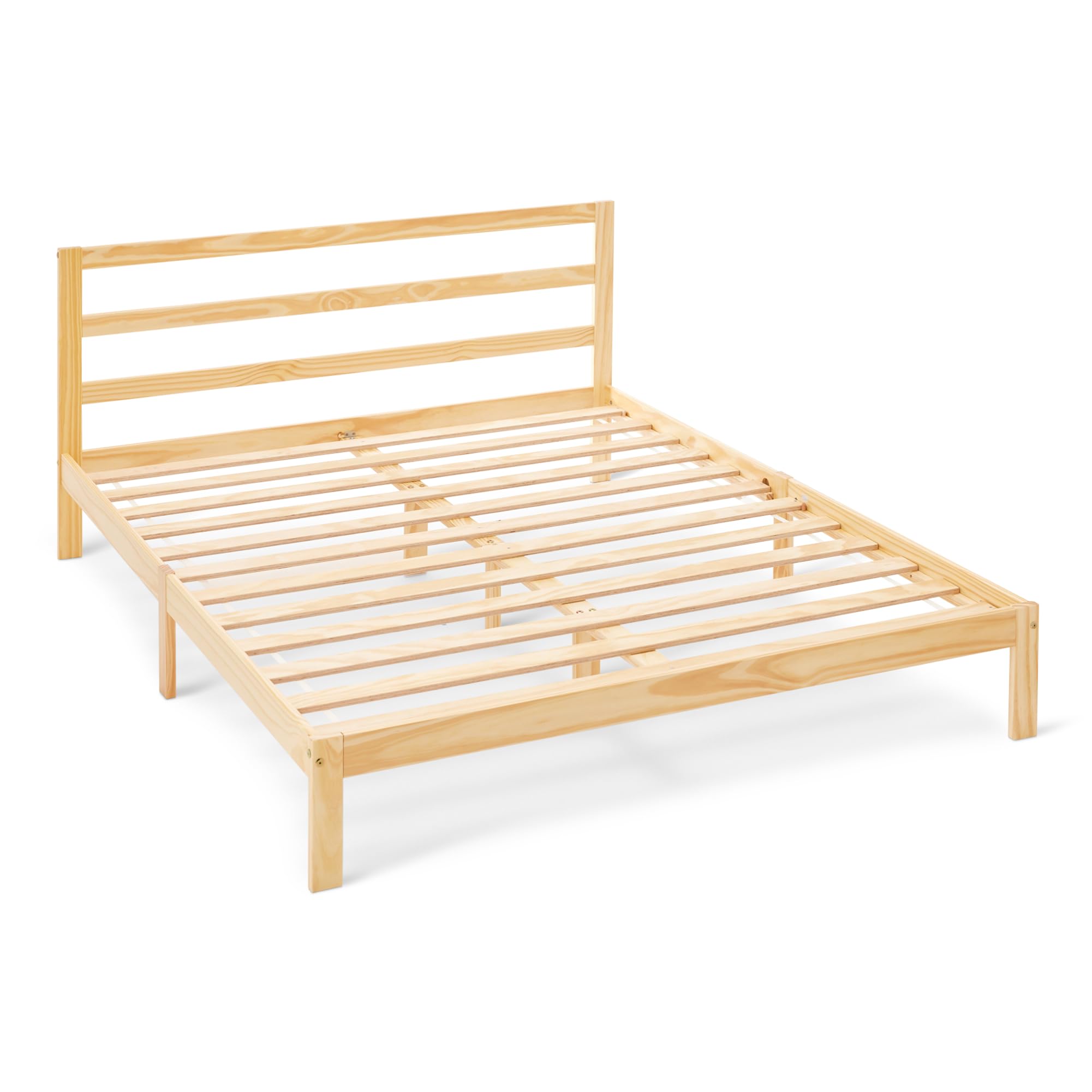 Amazon Basics letto singolo in pino 90x200 con testiera