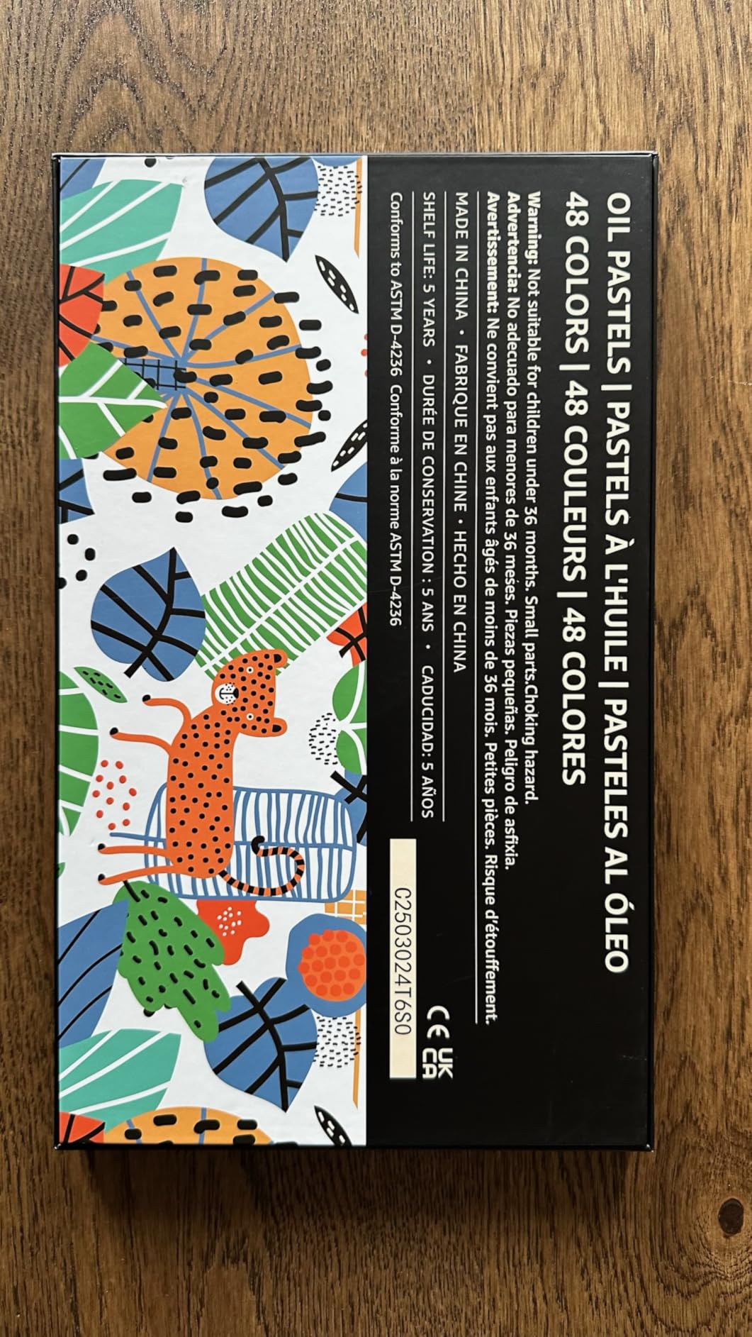 Amazon Basics pastelli a olio morbidi 48 colori per artisti