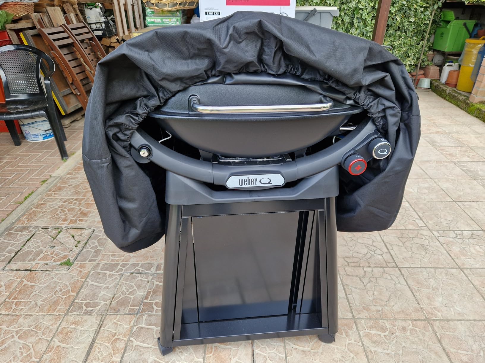 AmazonBasics Copertura Barbecue Gas Nero 152x71x117