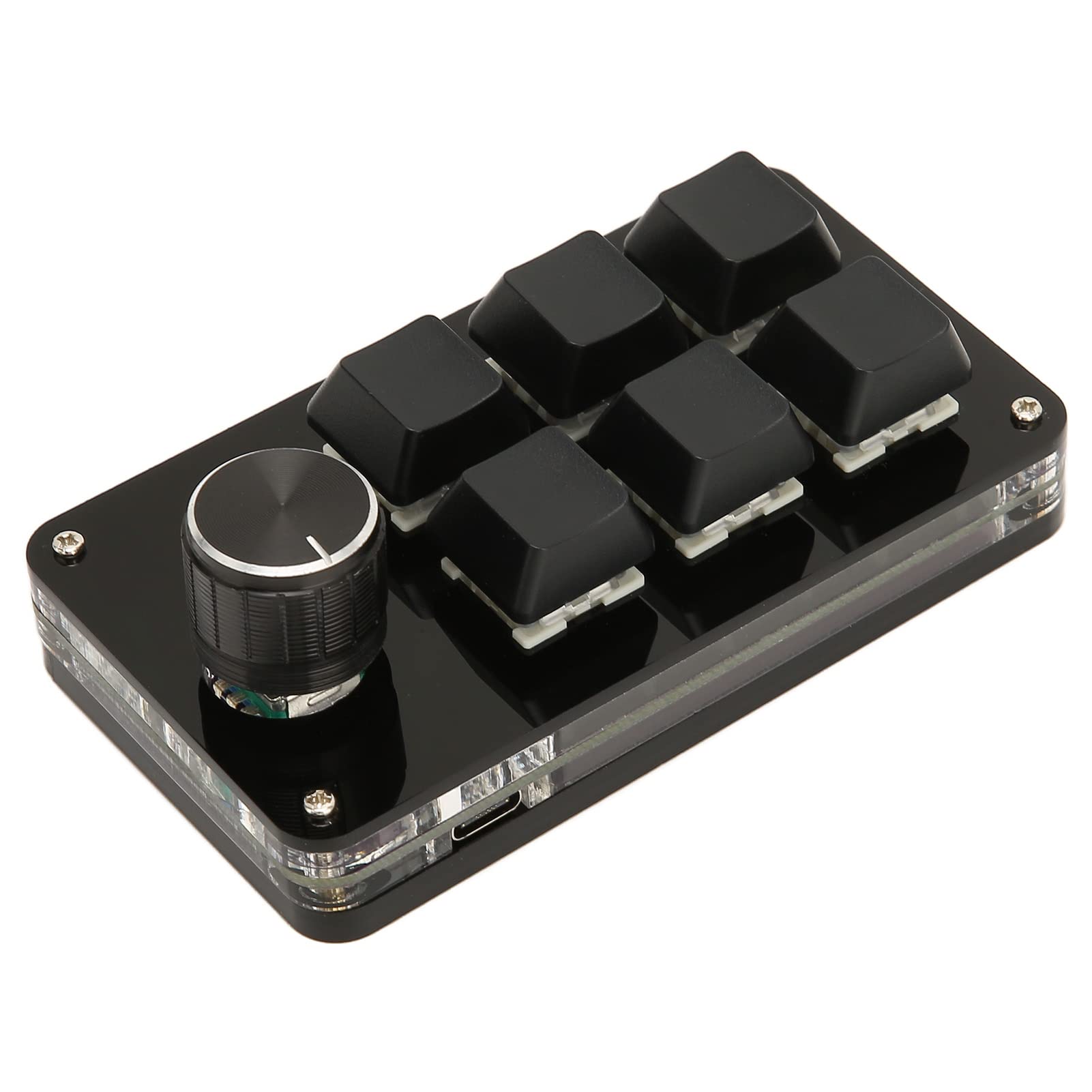 Elprico Tastierino Gaming 6 Tasti con Manopola Meccanico USB