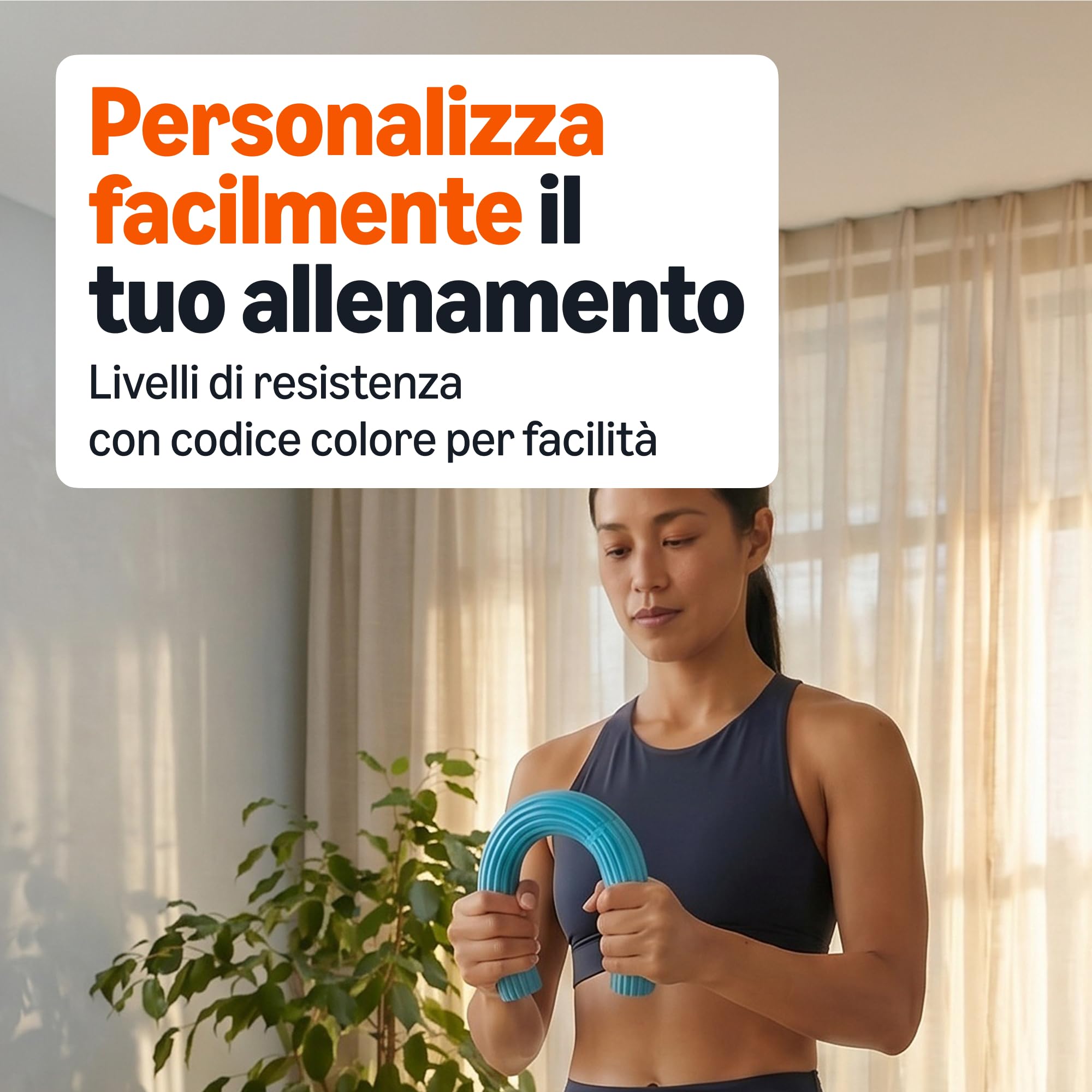 Amazon Basics barre flessibili resistenza set 4 pezzi gomito