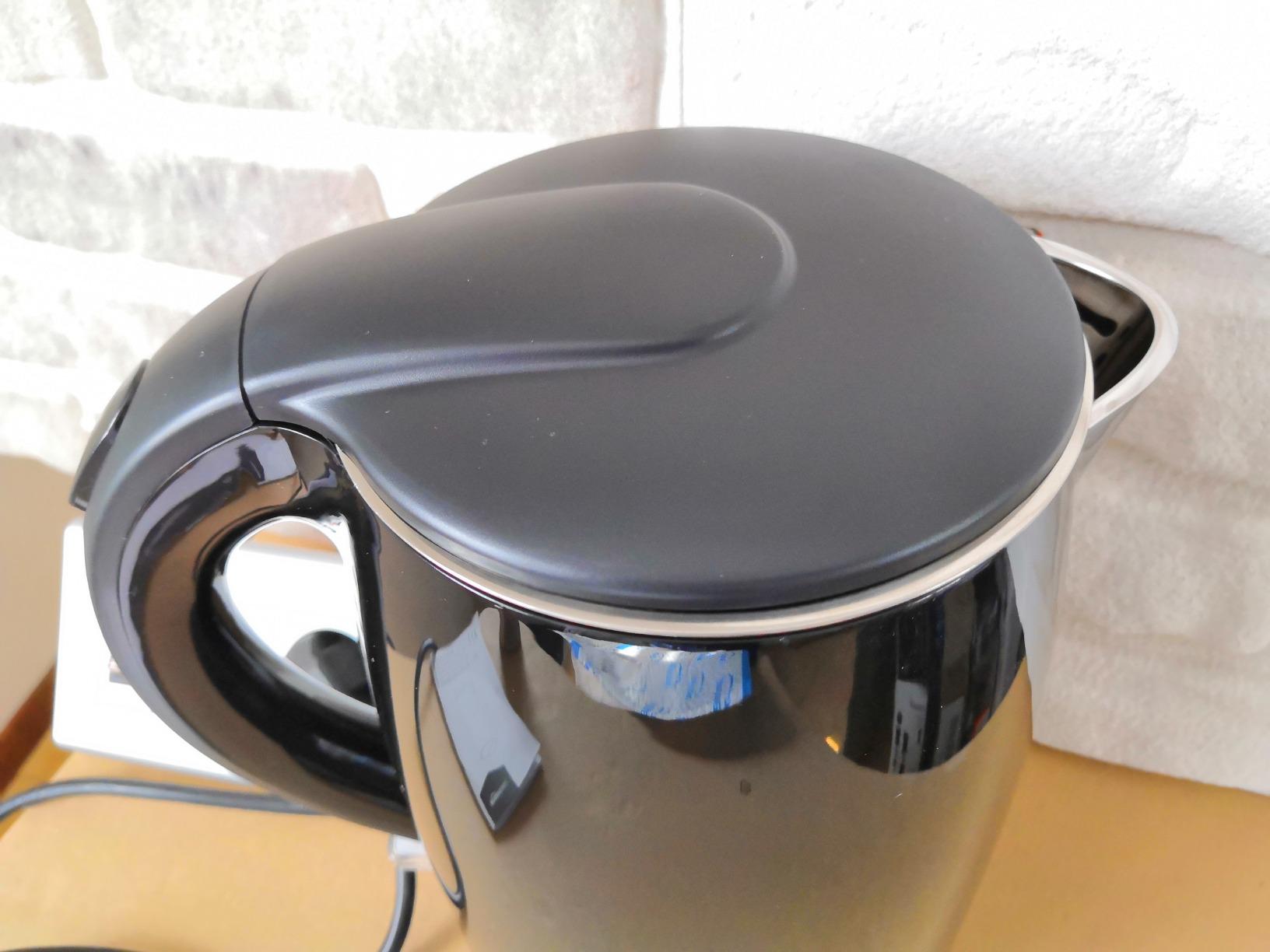 Amazon Basics Bollitore Elettrico 1,7 L Inox Doppia Parete