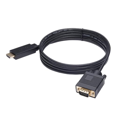 Amazon Basics Cavo HDMI VGA 1,8 m Nero 1080p
