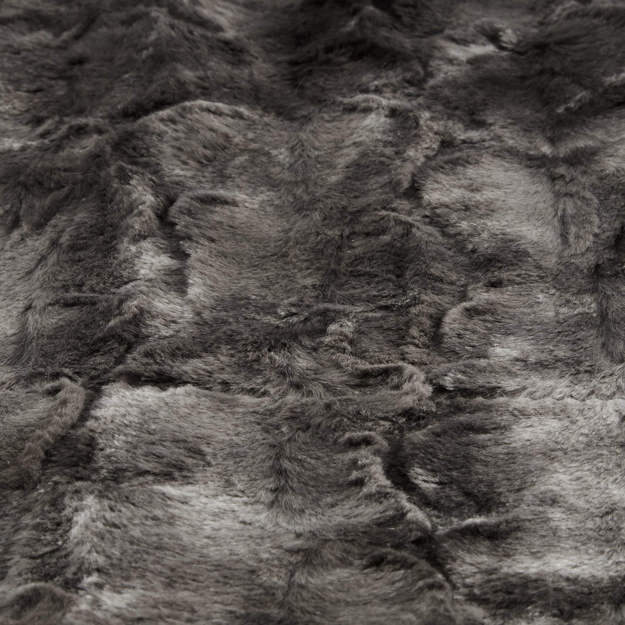AmazonBasics copriletto finta pelliccia grigio 150x200