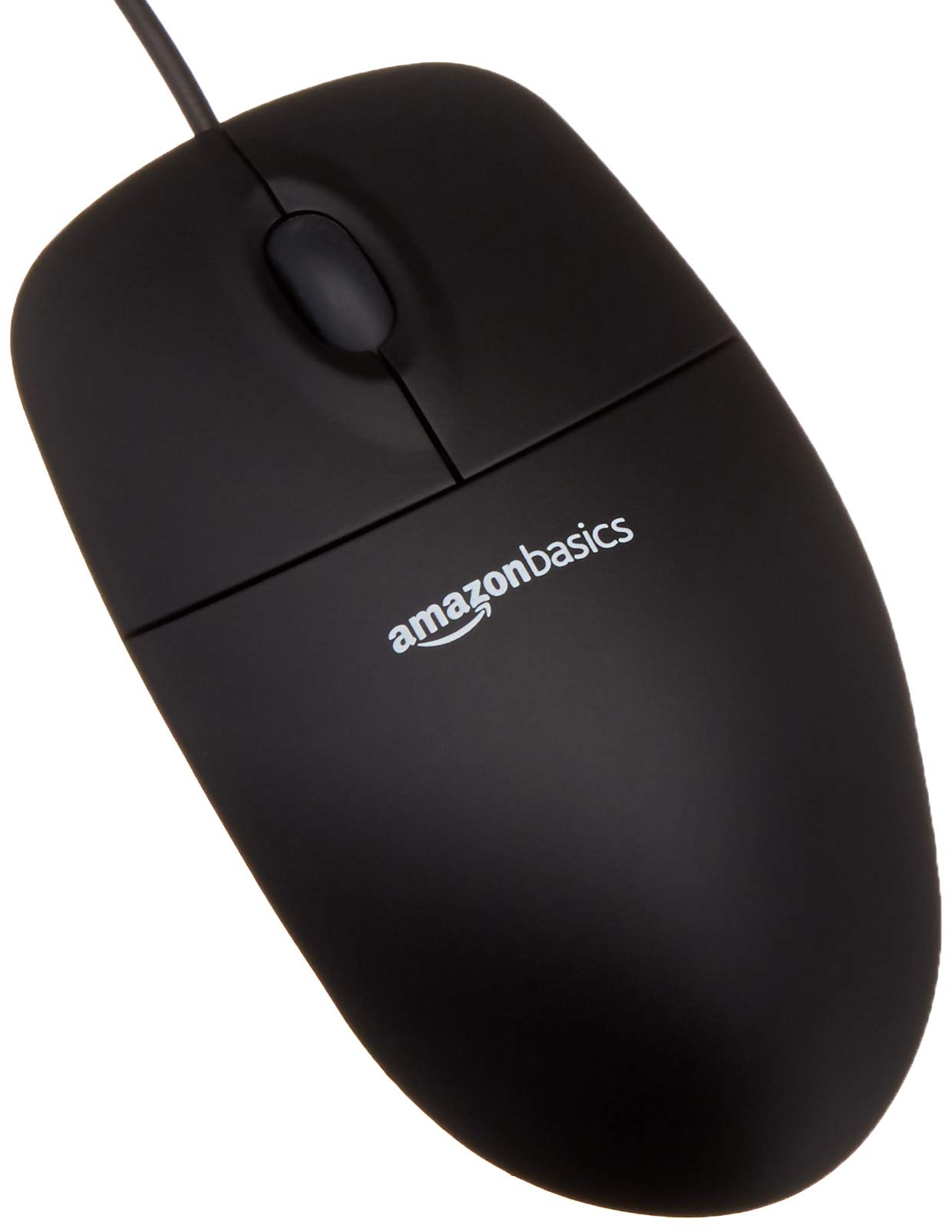 Amazon Basics Set Tastiera e Mouse con Filo USB Nero silenzioso